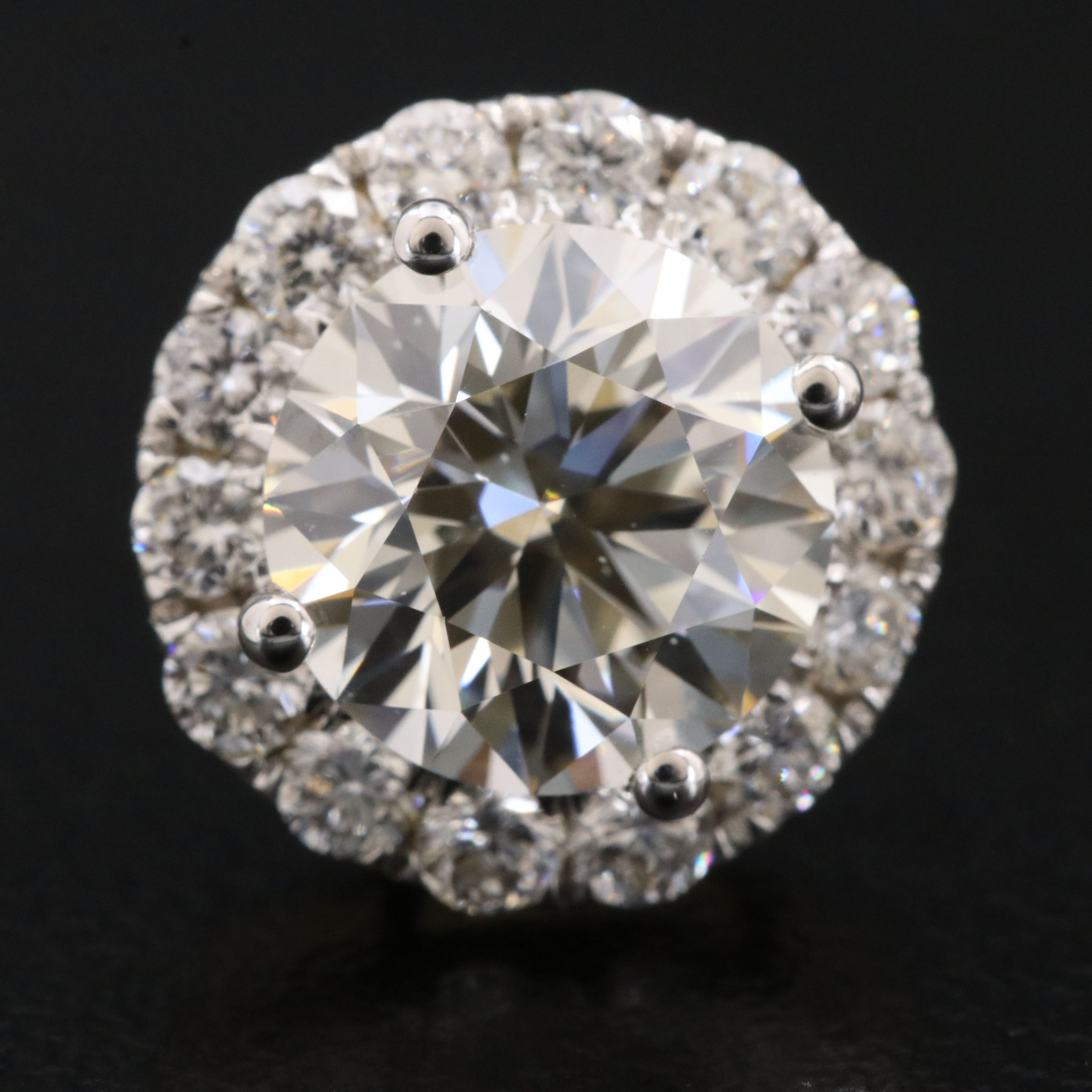 14K 5.11 CTW Lab Grown Diamond Earrings