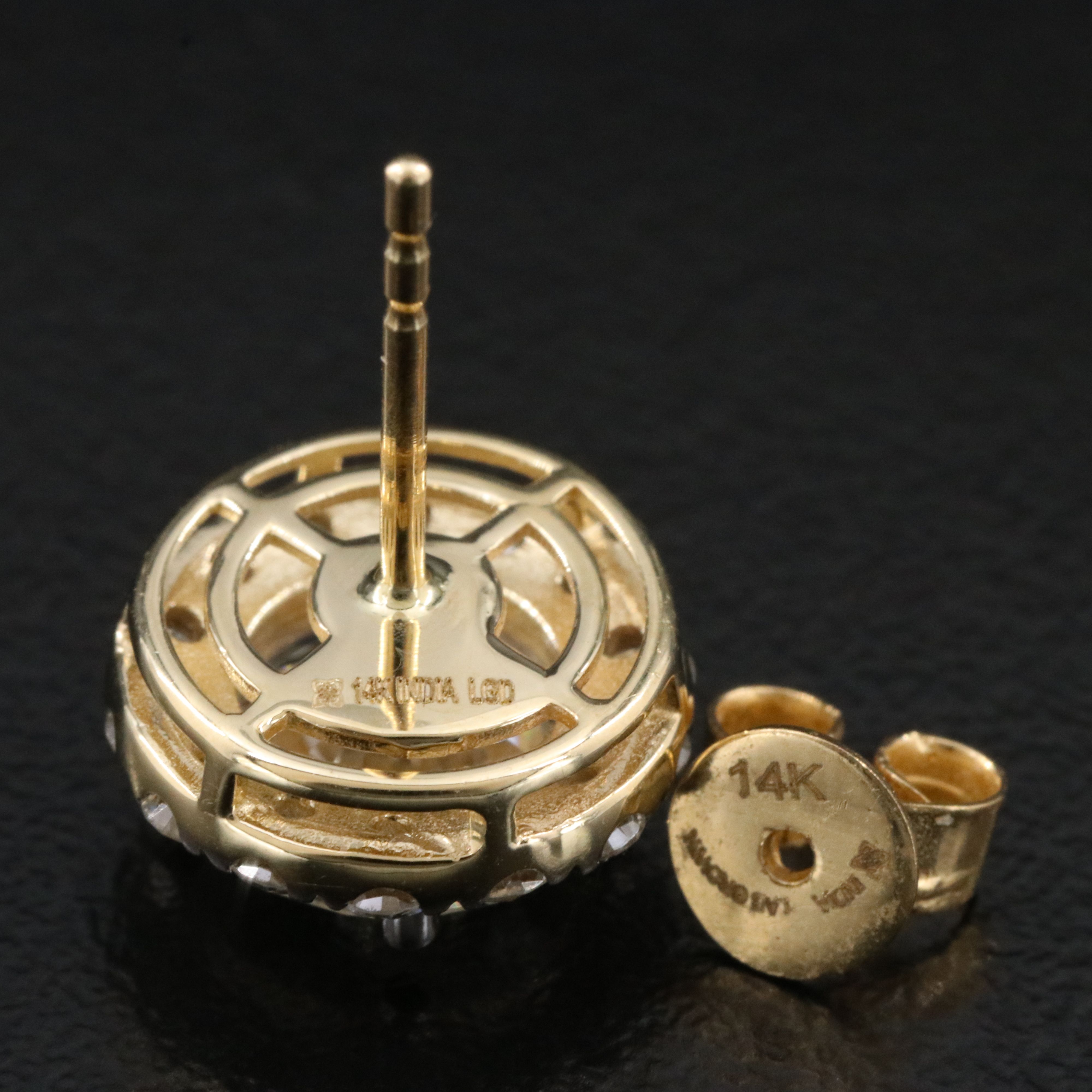 14K 5.11 CTW Lab Grown Diamond Earrings