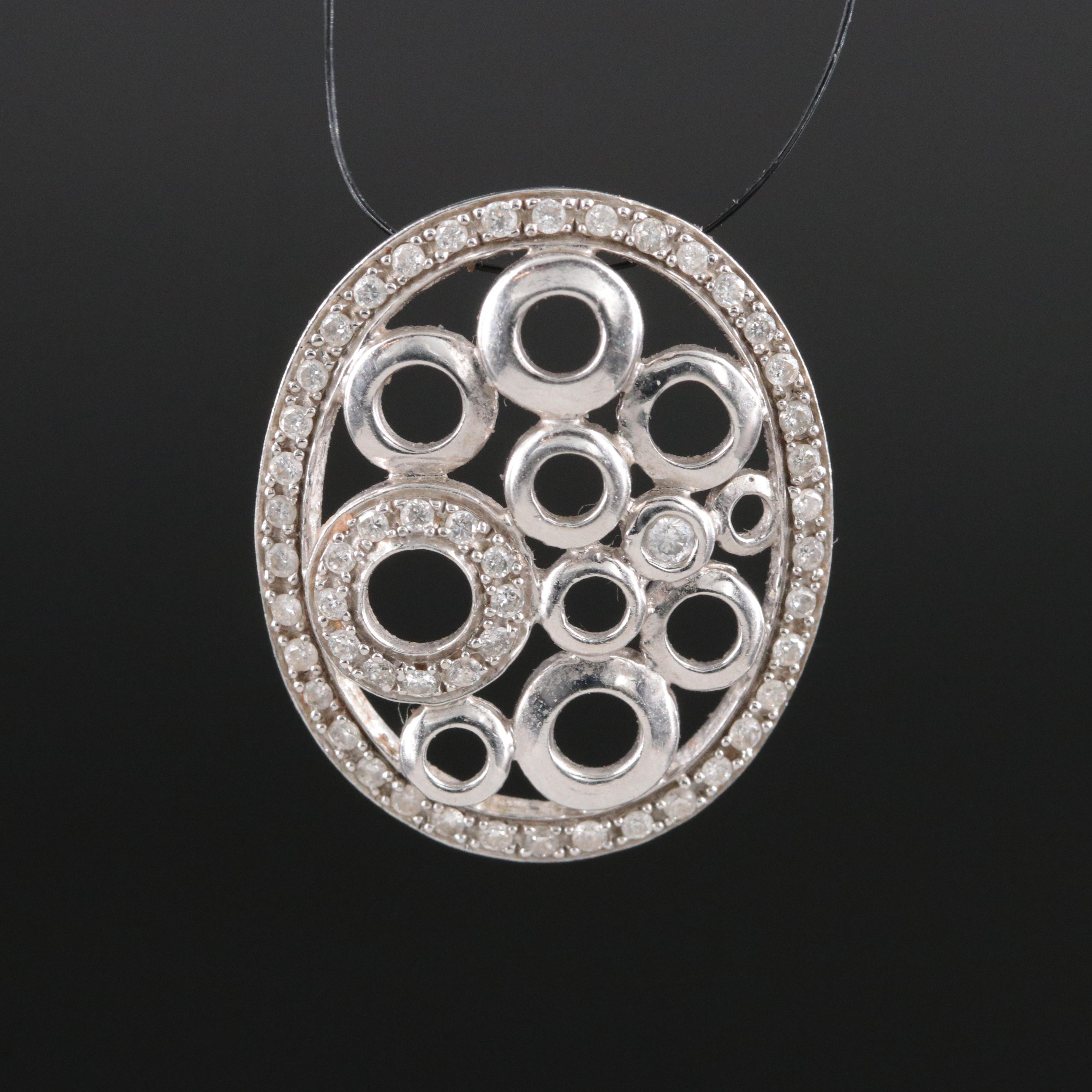 14K 0.32 CTW Diamond Pendant