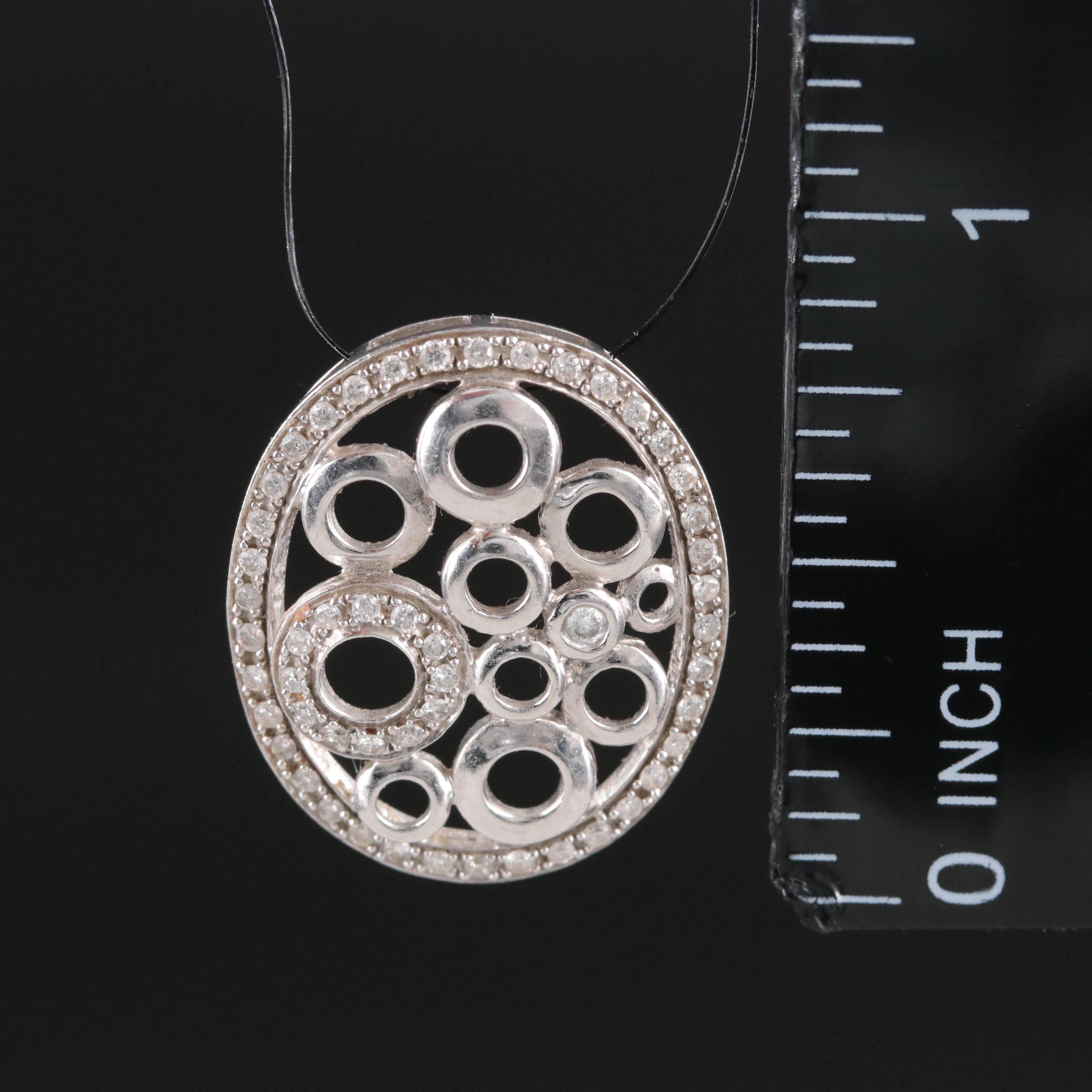 14K 0.32 CTW Diamond Pendant