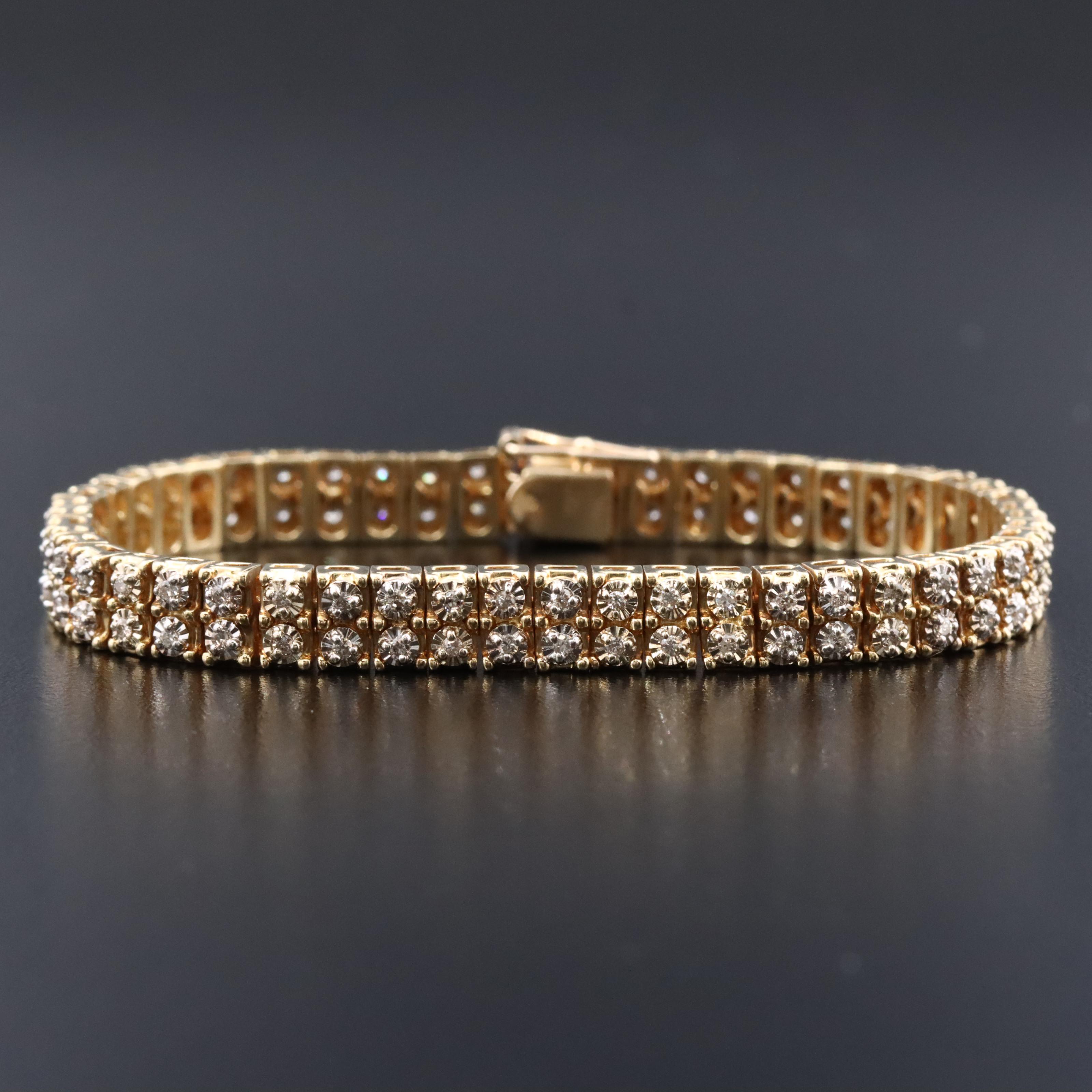 14K 1.02 CTW Diamond Bracelet