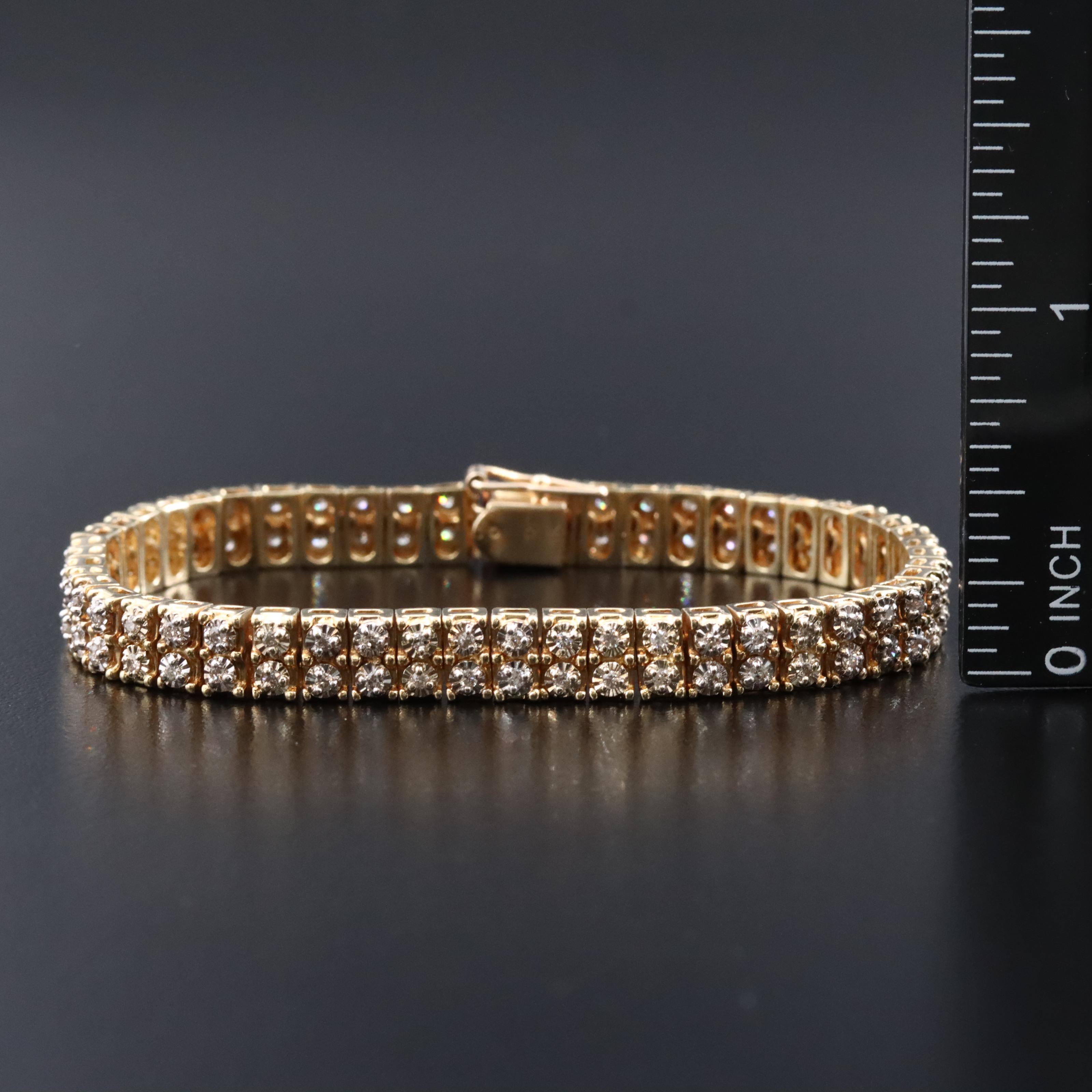 14K 1.02 CTW Diamond Bracelet