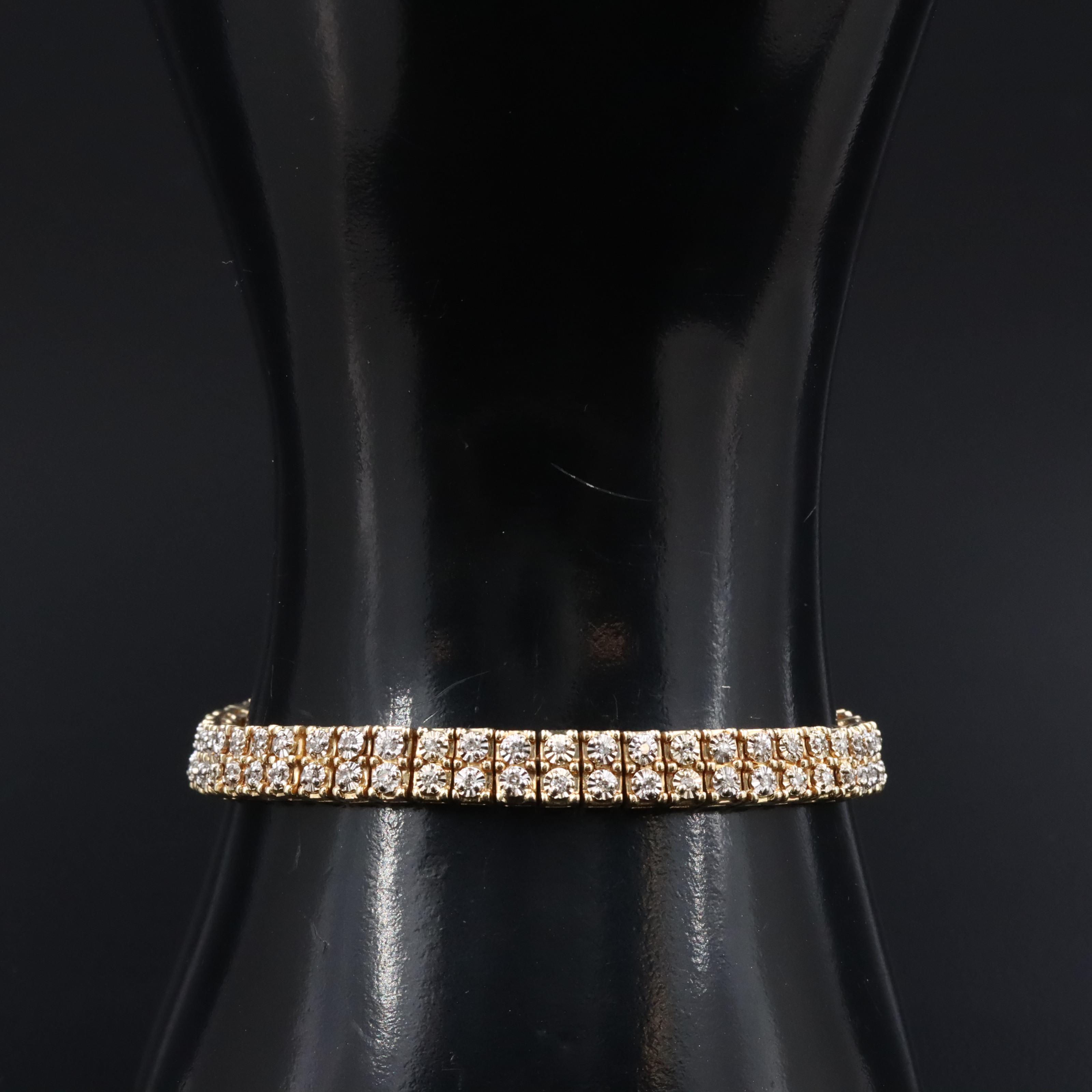 14K 1.02 CTW Diamond Bracelet