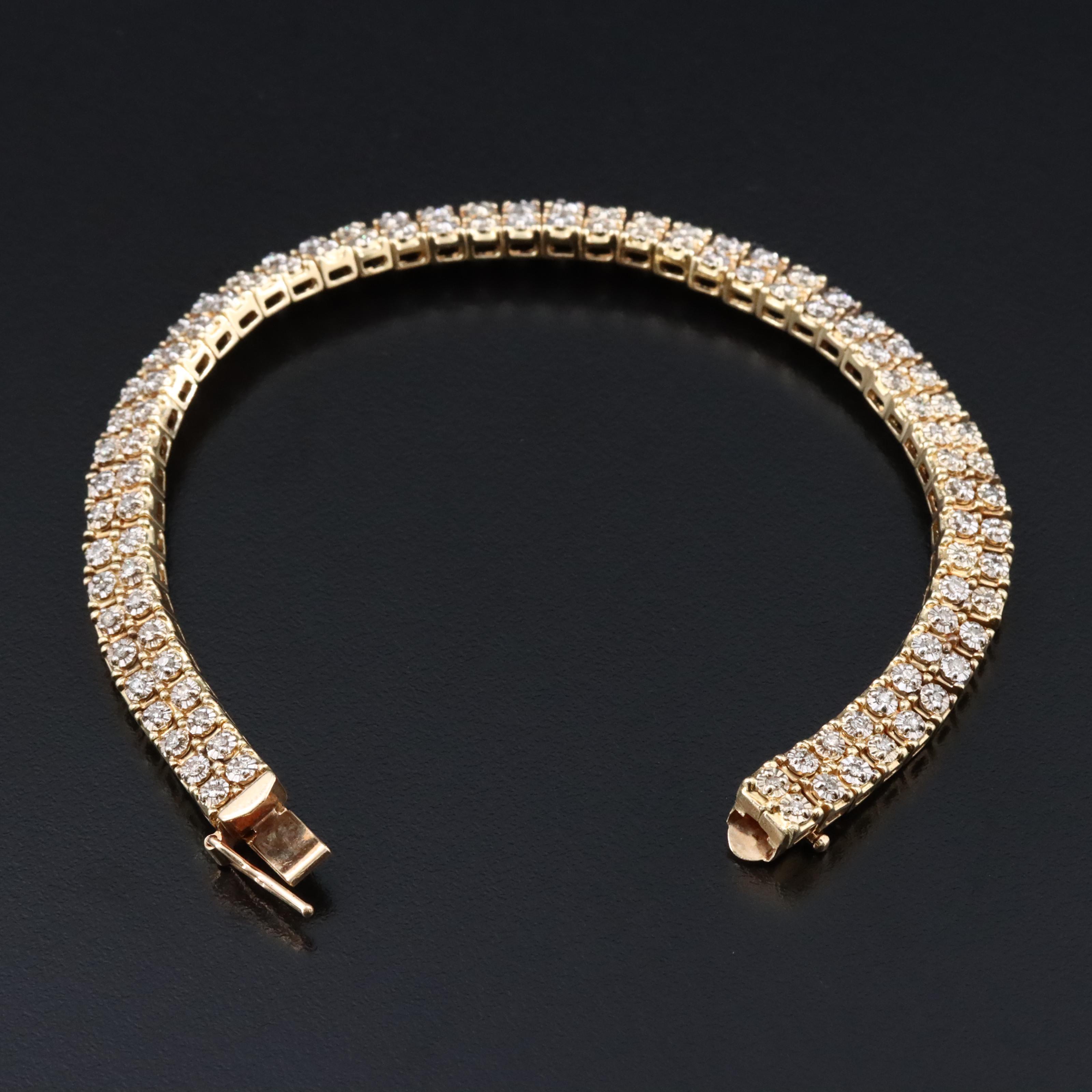 14K 1.02 CTW Diamond Bracelet