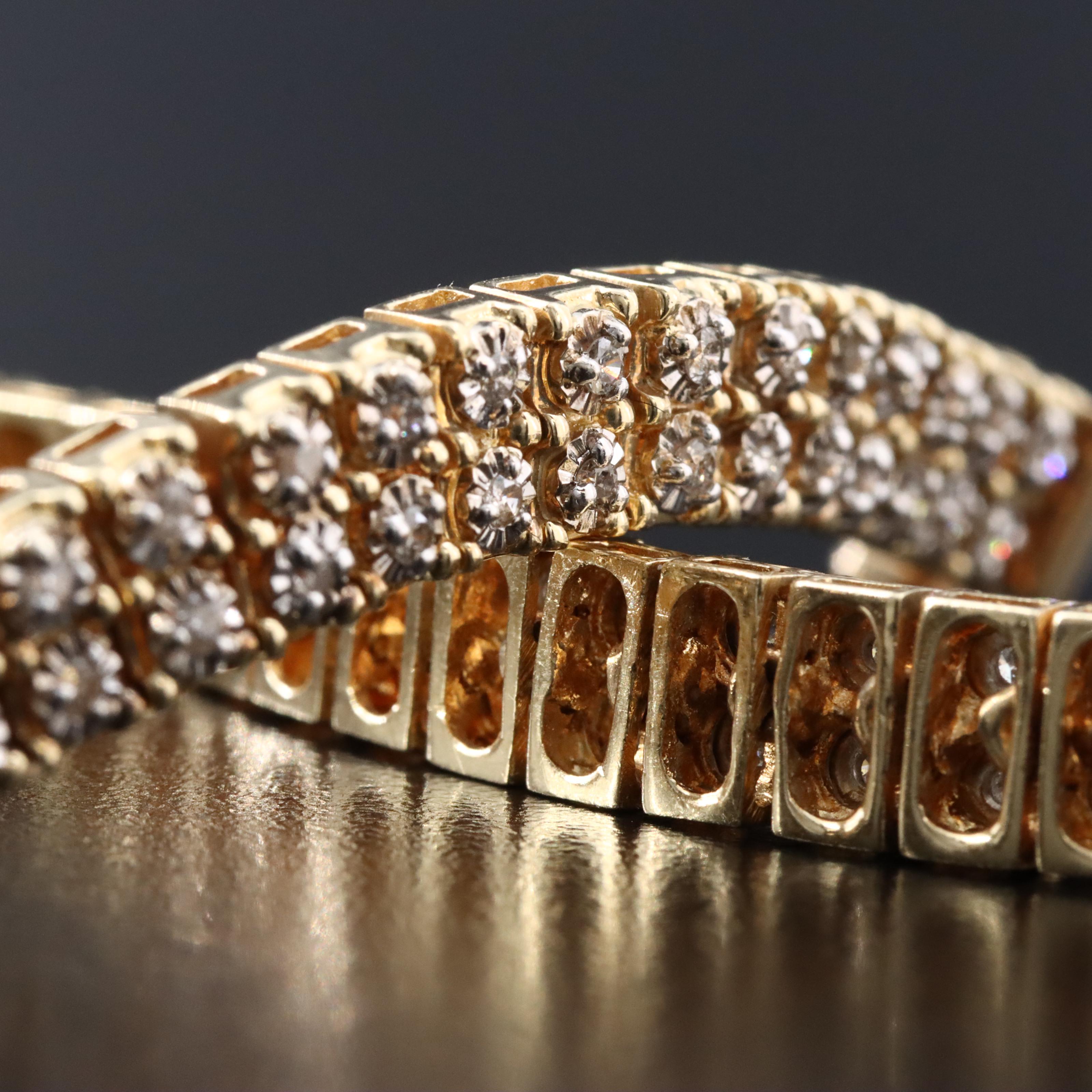 14K 1.02 CTW Diamond Bracelet