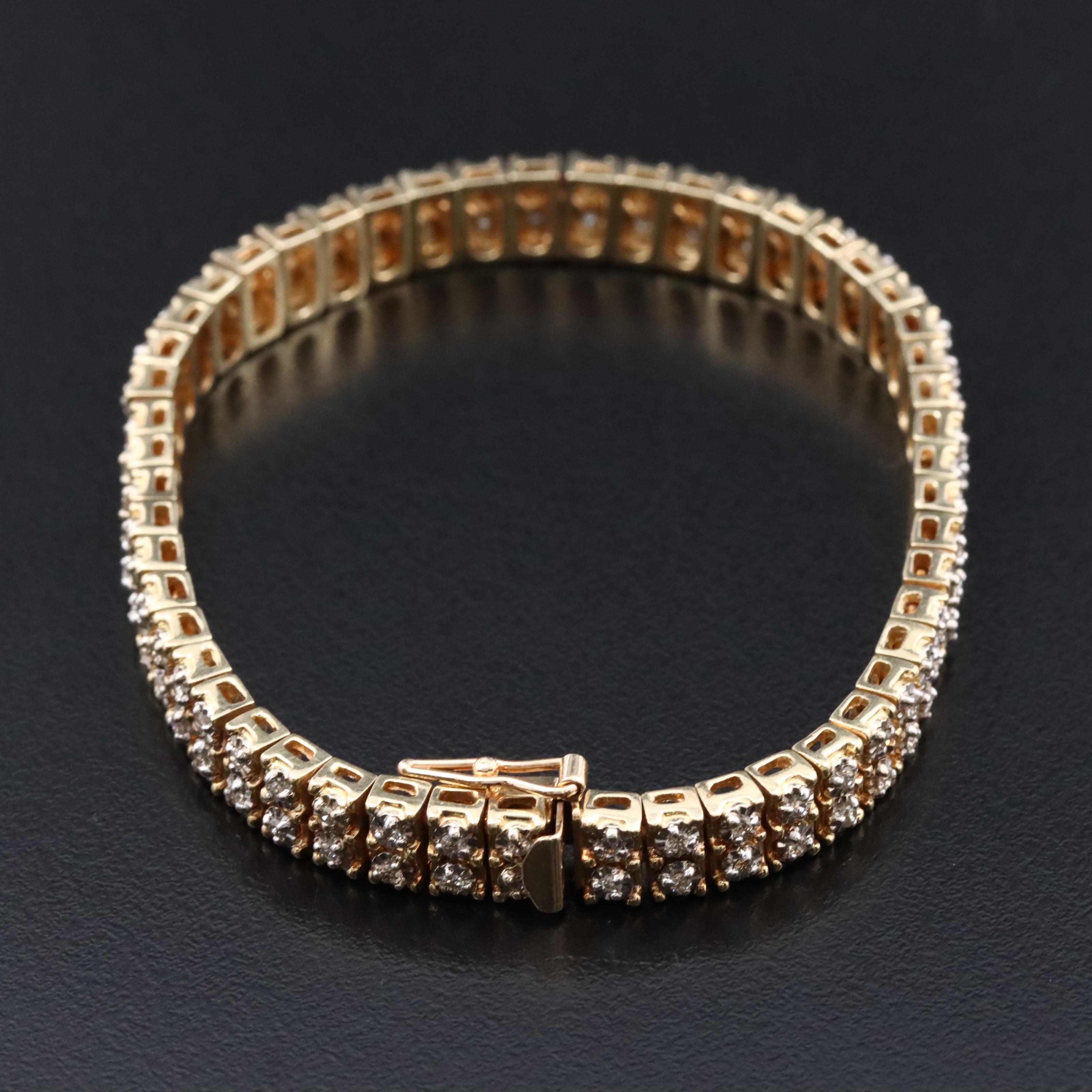 14K 1.02 CTW Diamond Bracelet