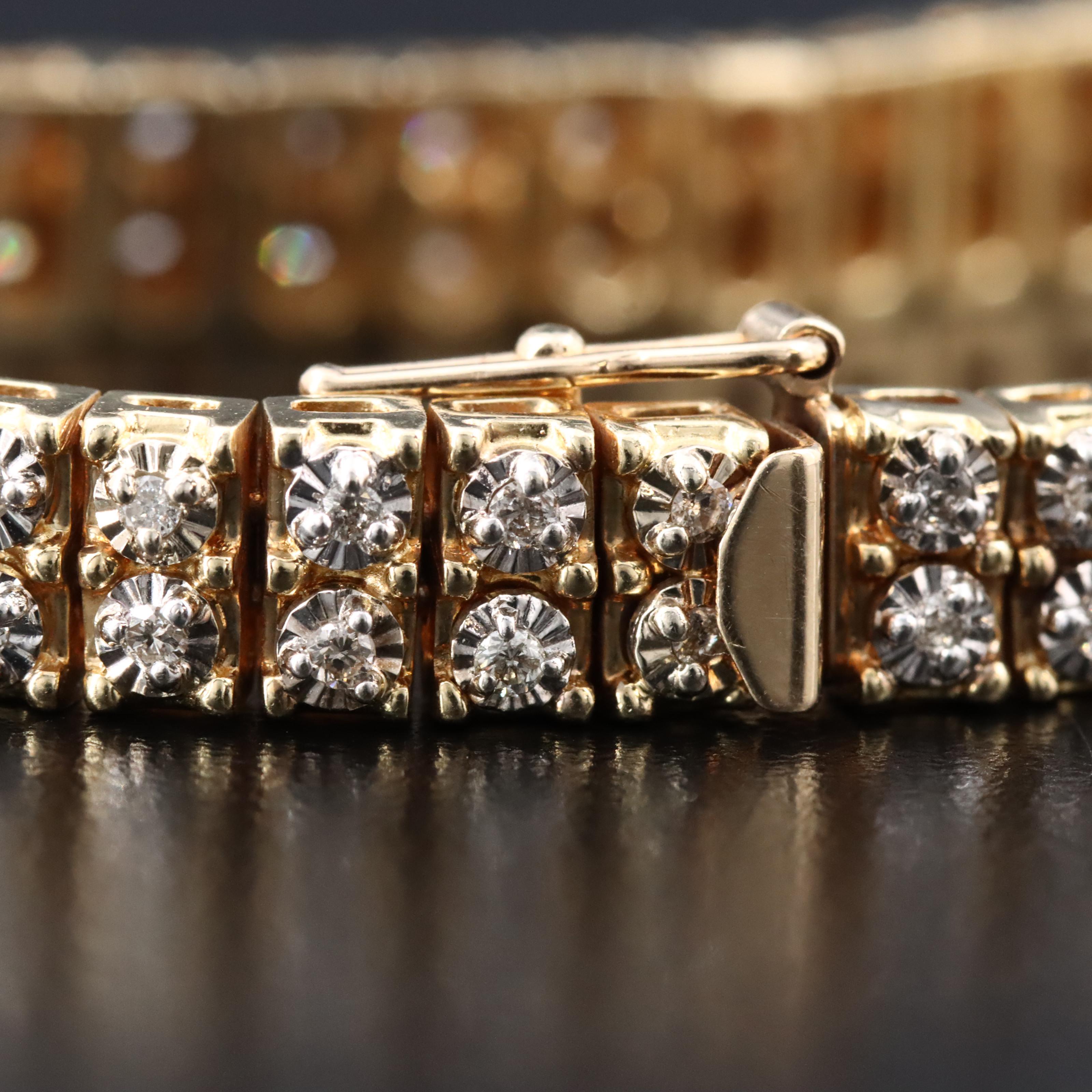 14K 1.02 CTW Diamond Bracelet