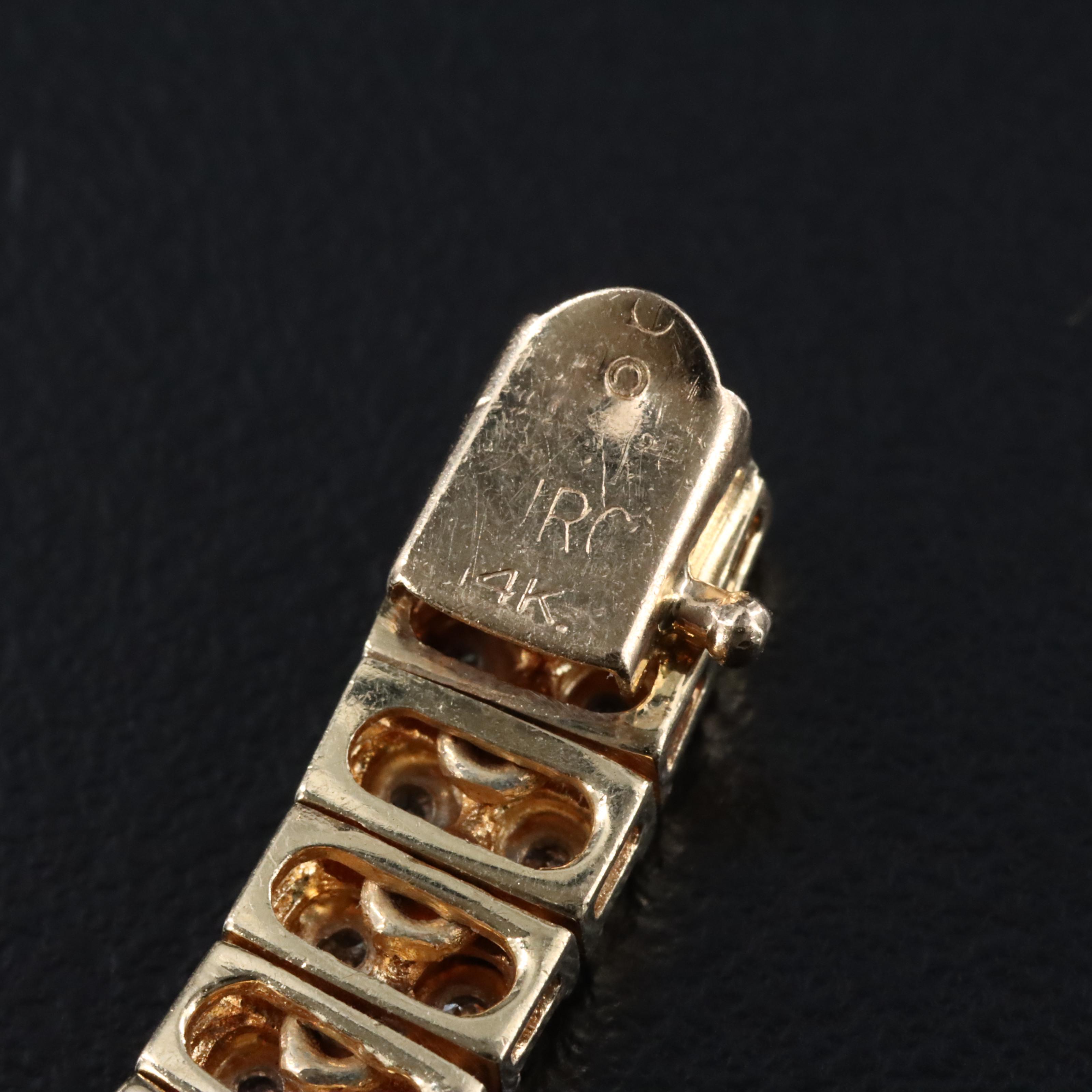 14K 1.02 CTW Diamond Bracelet