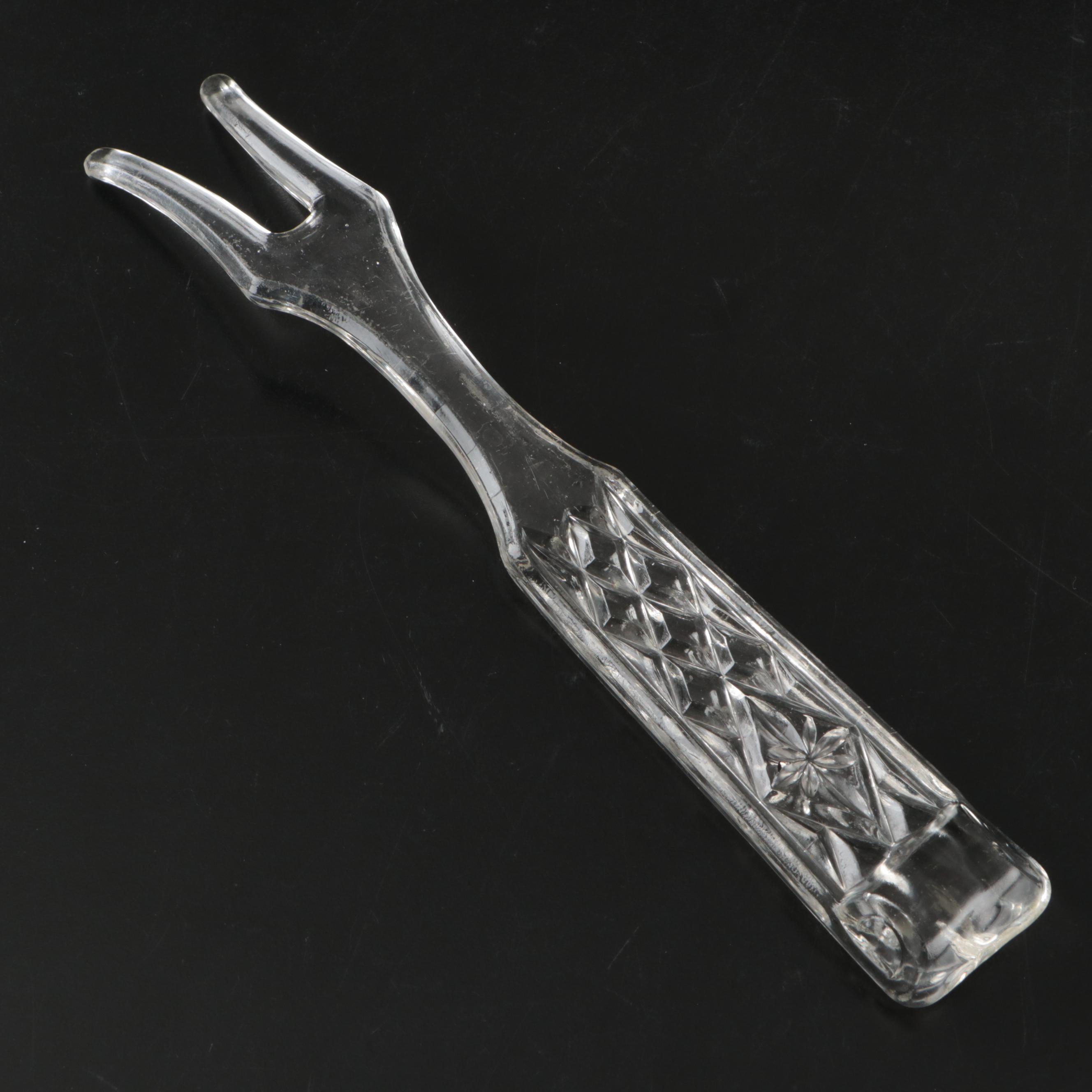 Cristal Durand and Other Crystal Bowls with Glass Salad Server