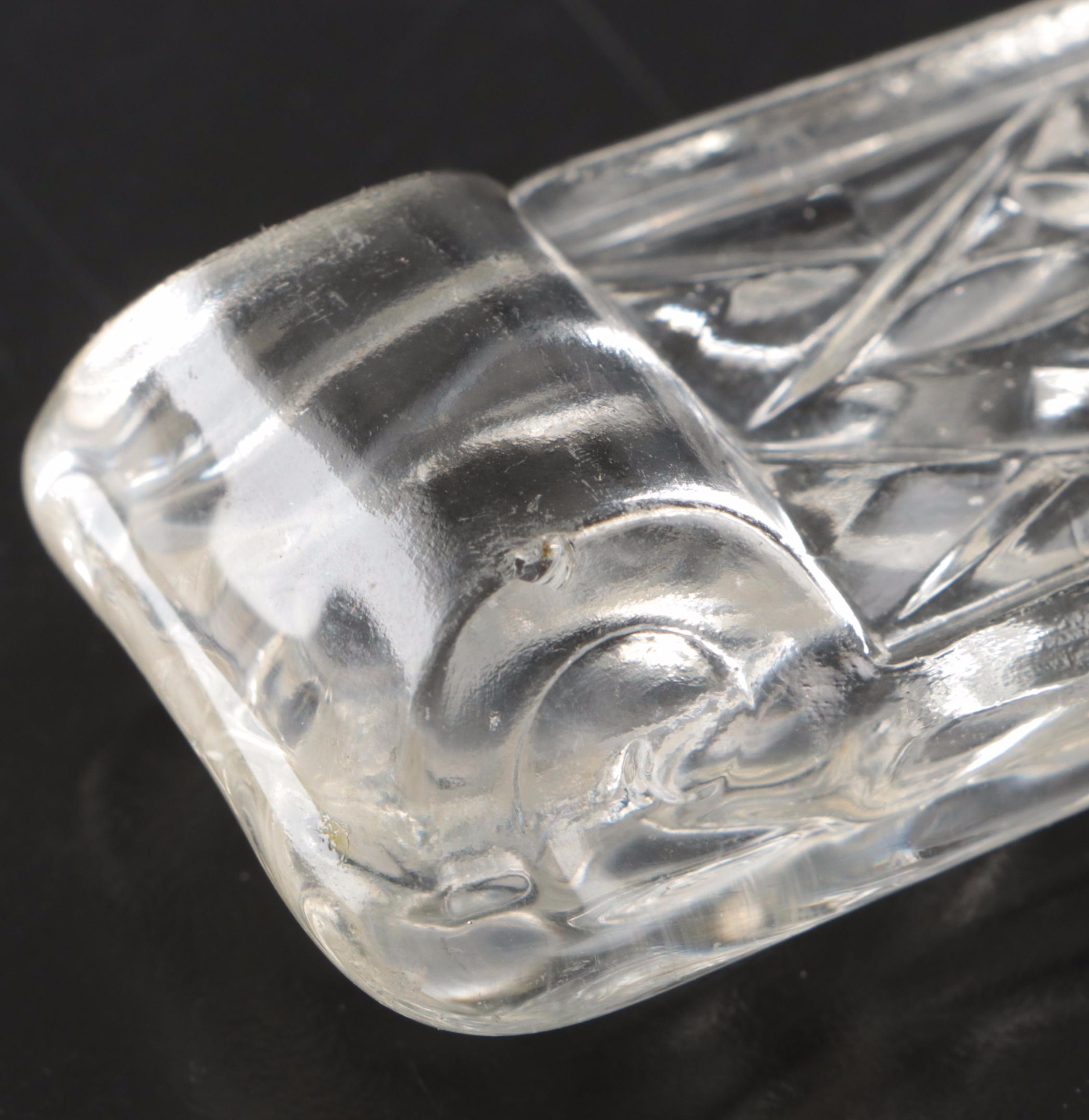 Cristal Durand and Other Crystal Bowls with Glass Salad Server