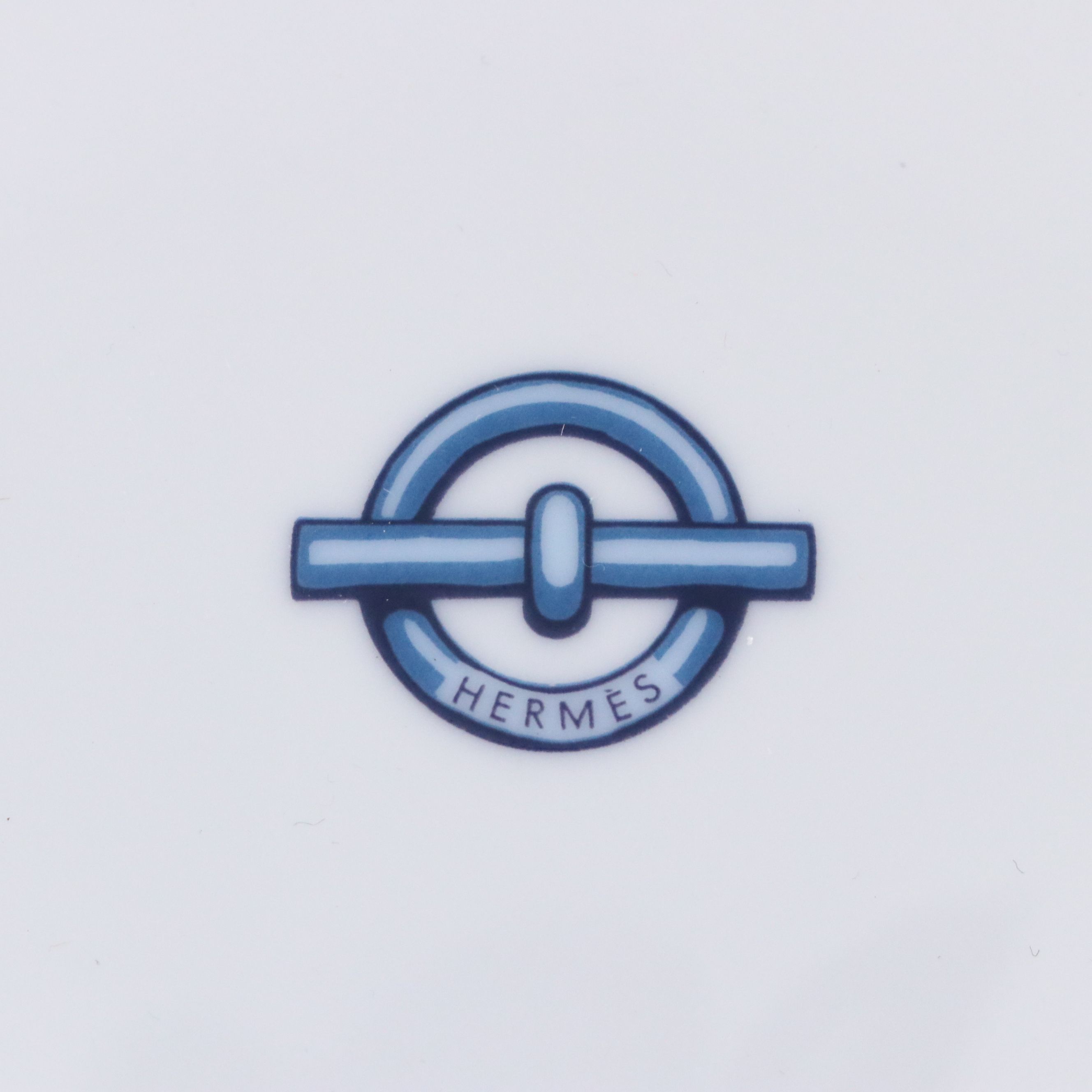 Hermès "Chaîne D'ancre" Porcelain Ashtray