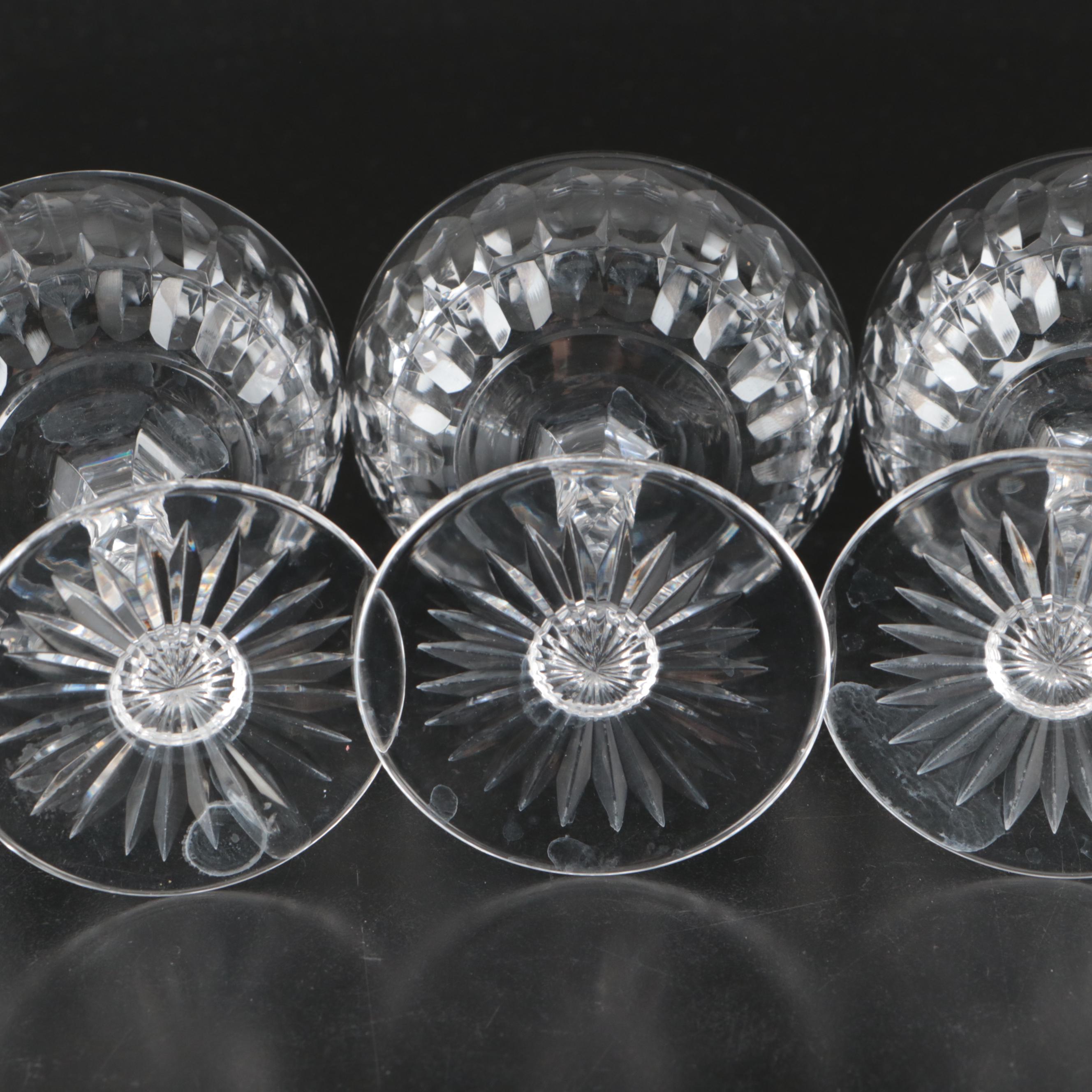 Cut Glass Champagne Coupes