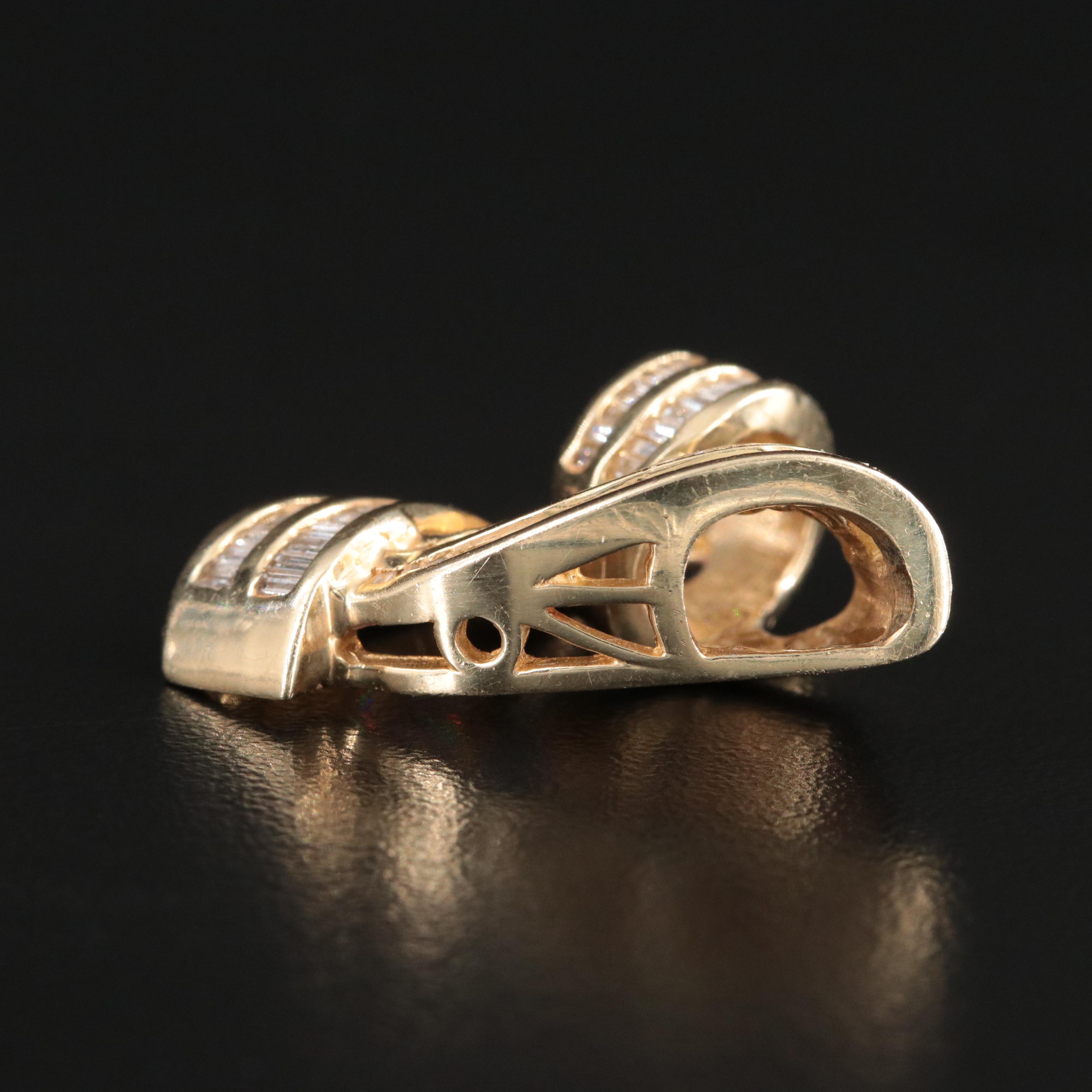 14K 1.82 CTW Diamond Heart Slide Pendant