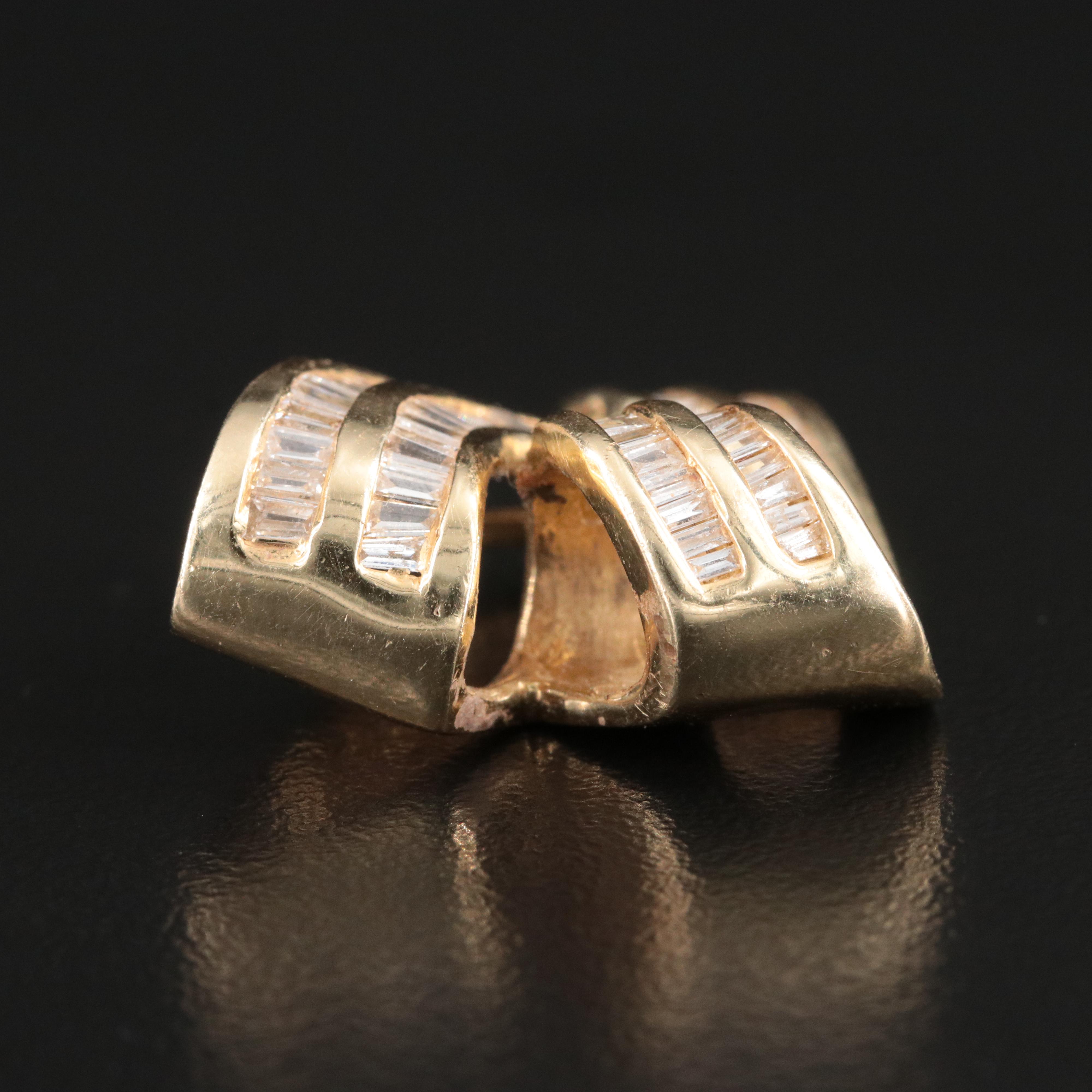 14K 1.82 CTW Diamond Heart Slide Pendant