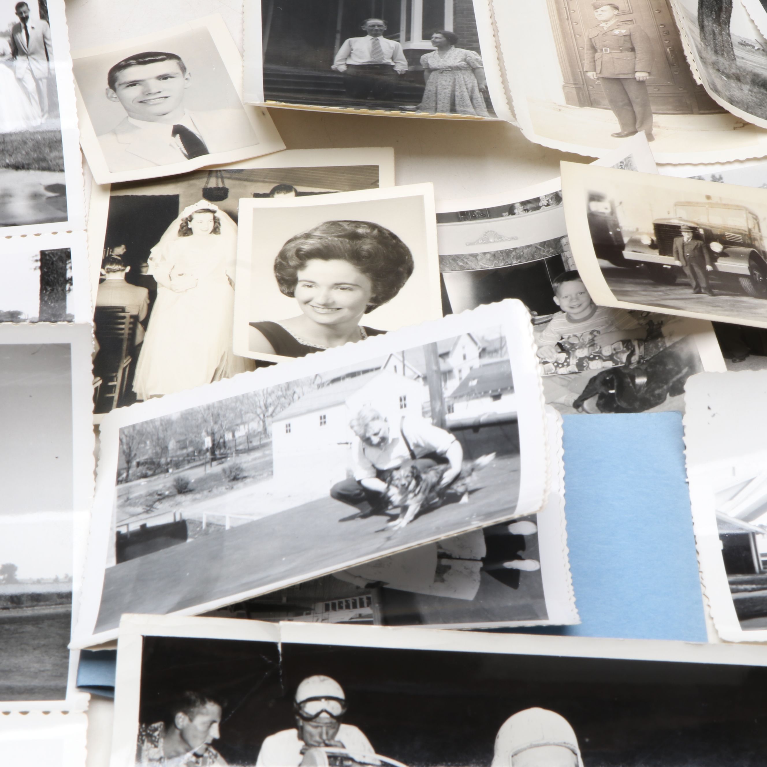 Photographs of Men, Women and Children, Mid-20th Century