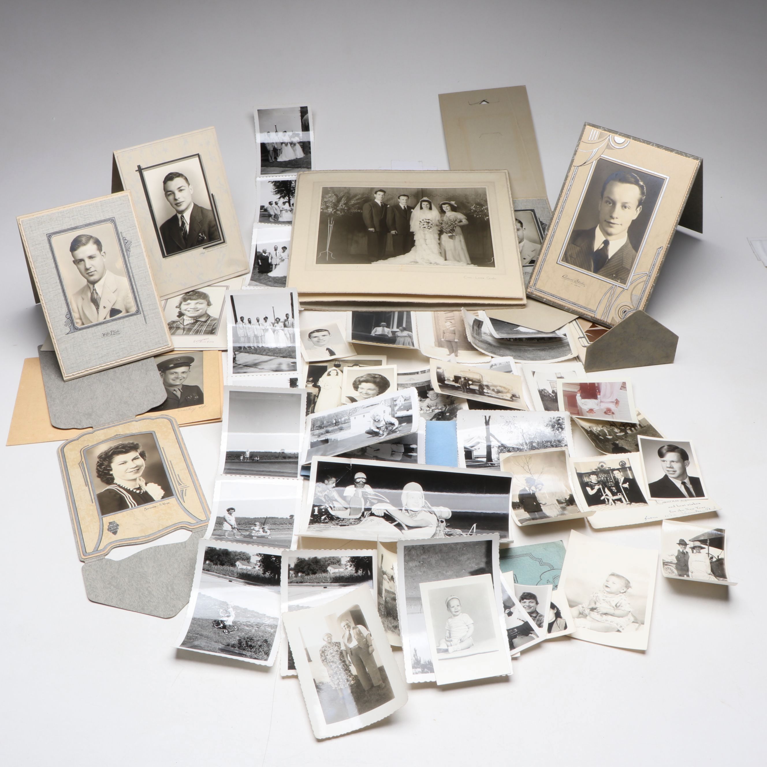 Photographs of Men, Women and Children, Mid-20th Century