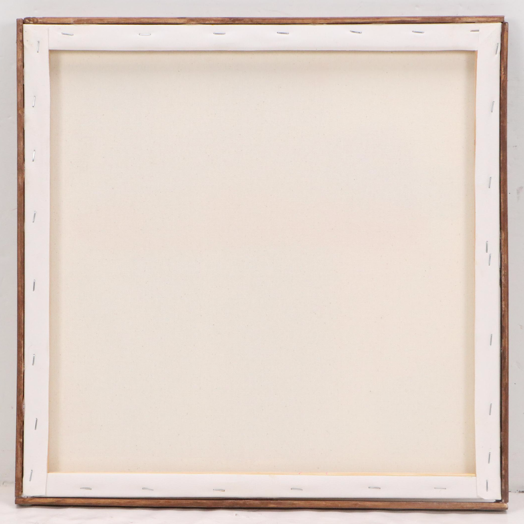 Warm Abstract Acrylic Painting, 21st Century