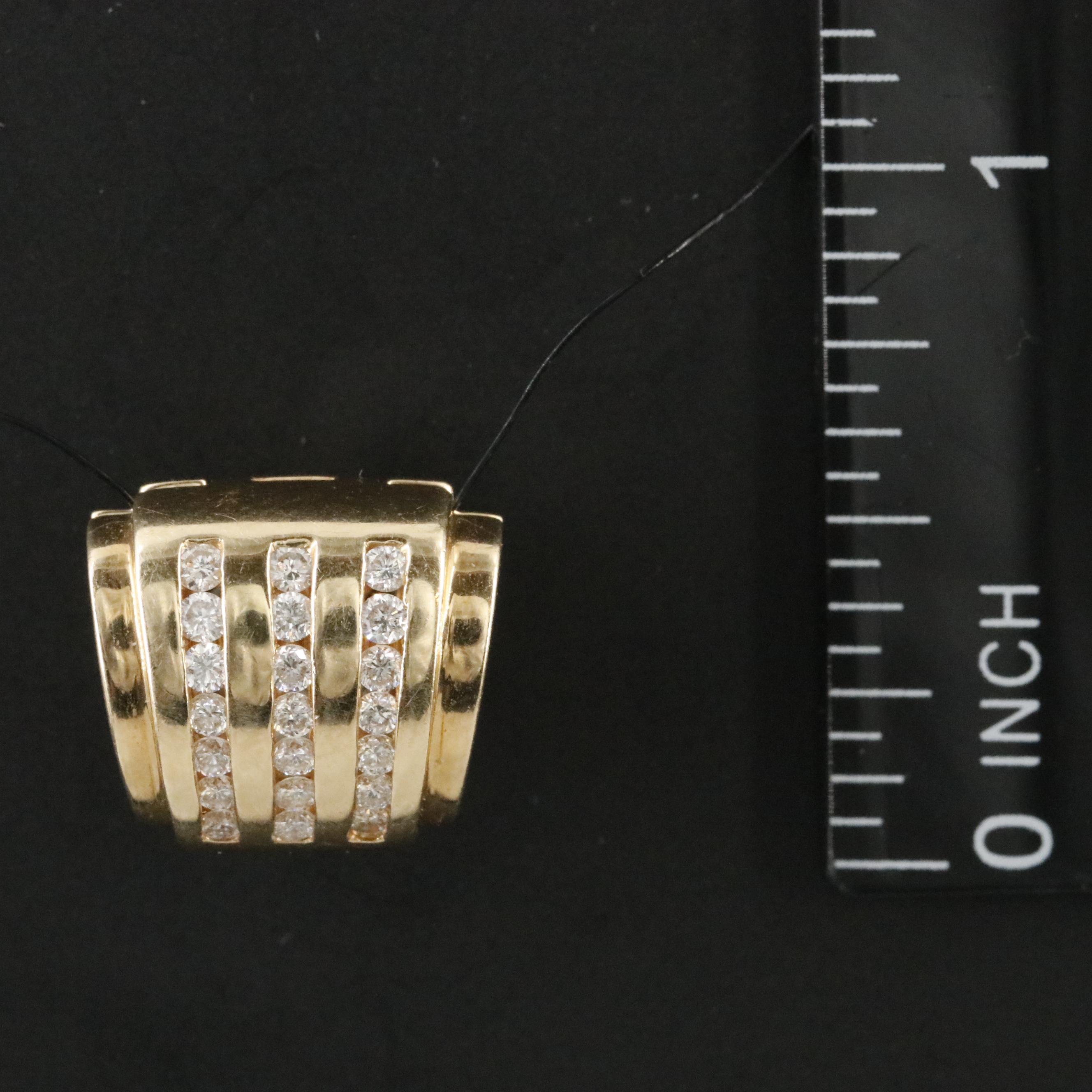 14K 0.42 CTW Diamond Enhancer Slide Pendant