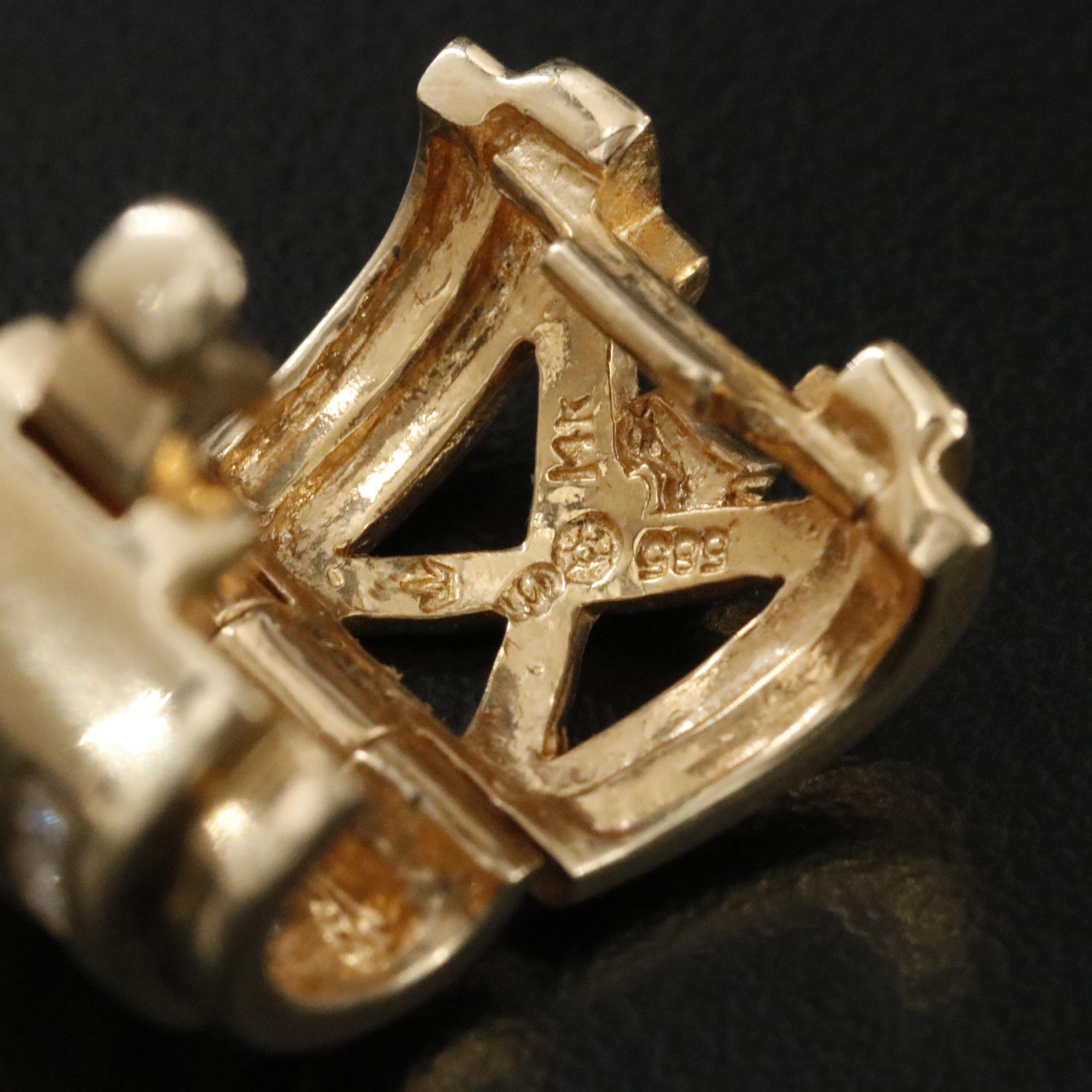 14K 0.42 CTW Diamond Enhancer Slide Pendant