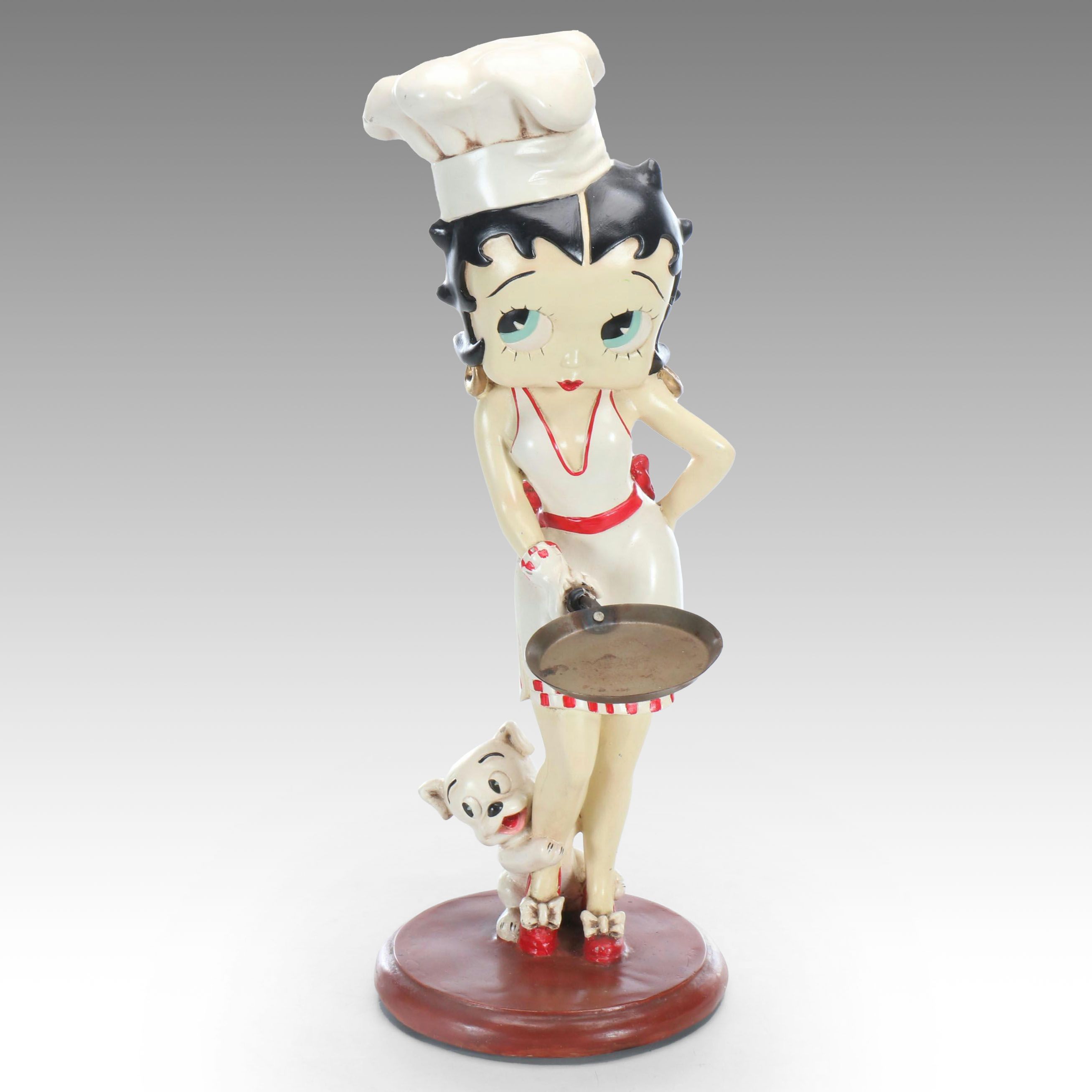 "Betty Boop" King Feature Syndicate Plaster Figurine, 2002