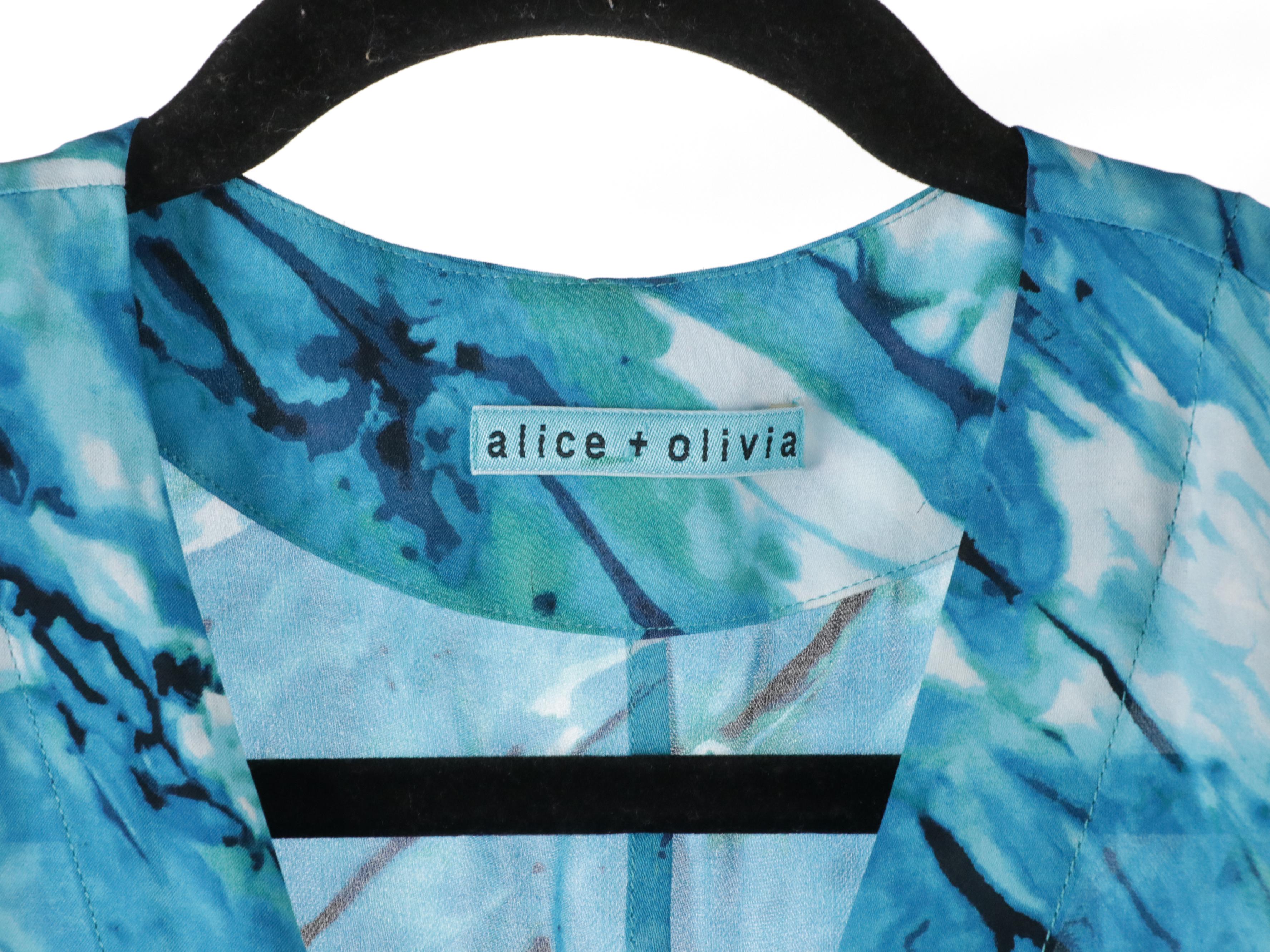 Alice + Olivia and Ulla Johnson Silk Printed Blouses with Isabel Marant Dress