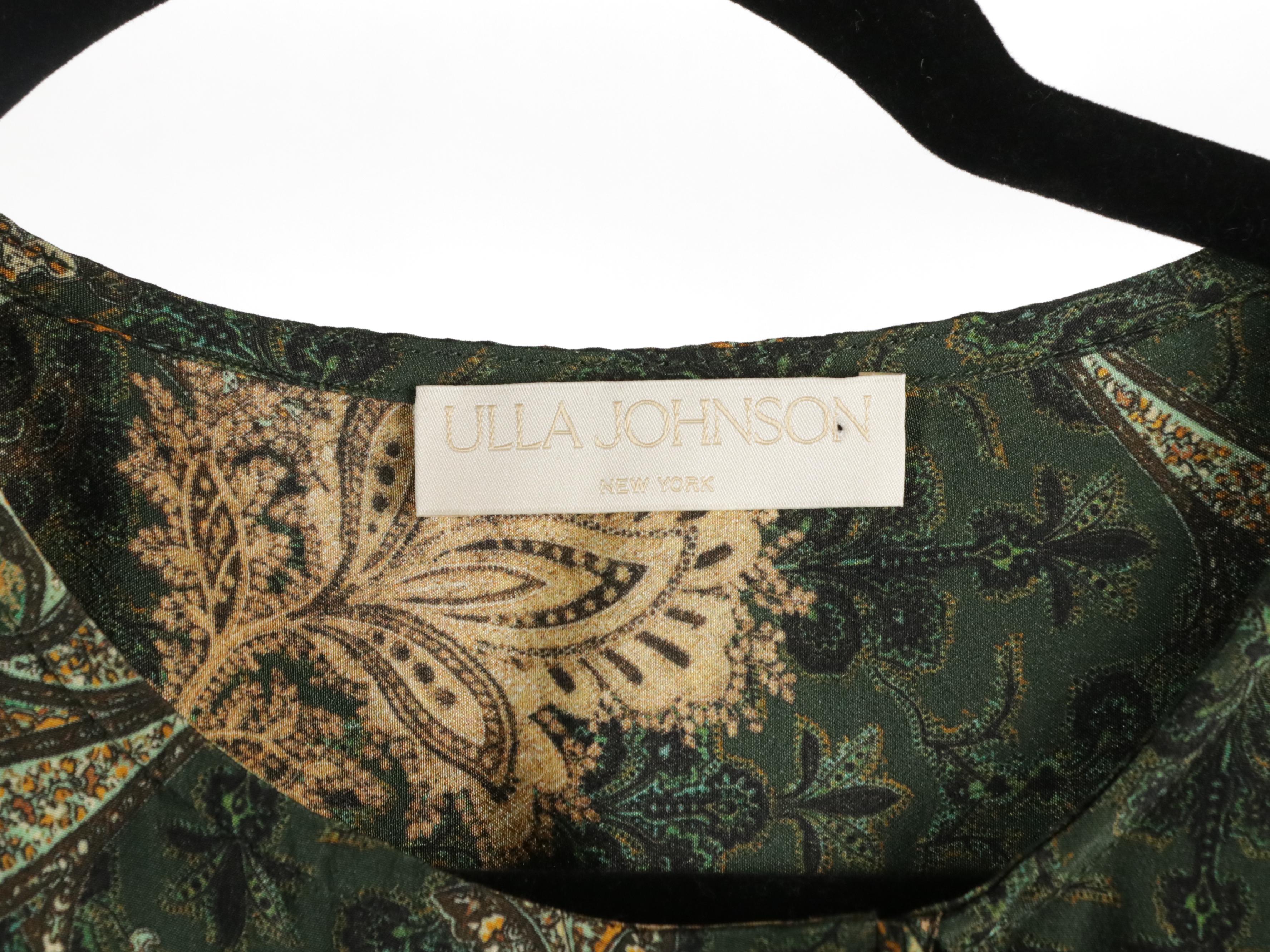Alice + Olivia and Ulla Johnson Silk Printed Blouses with Isabel Marant Dress