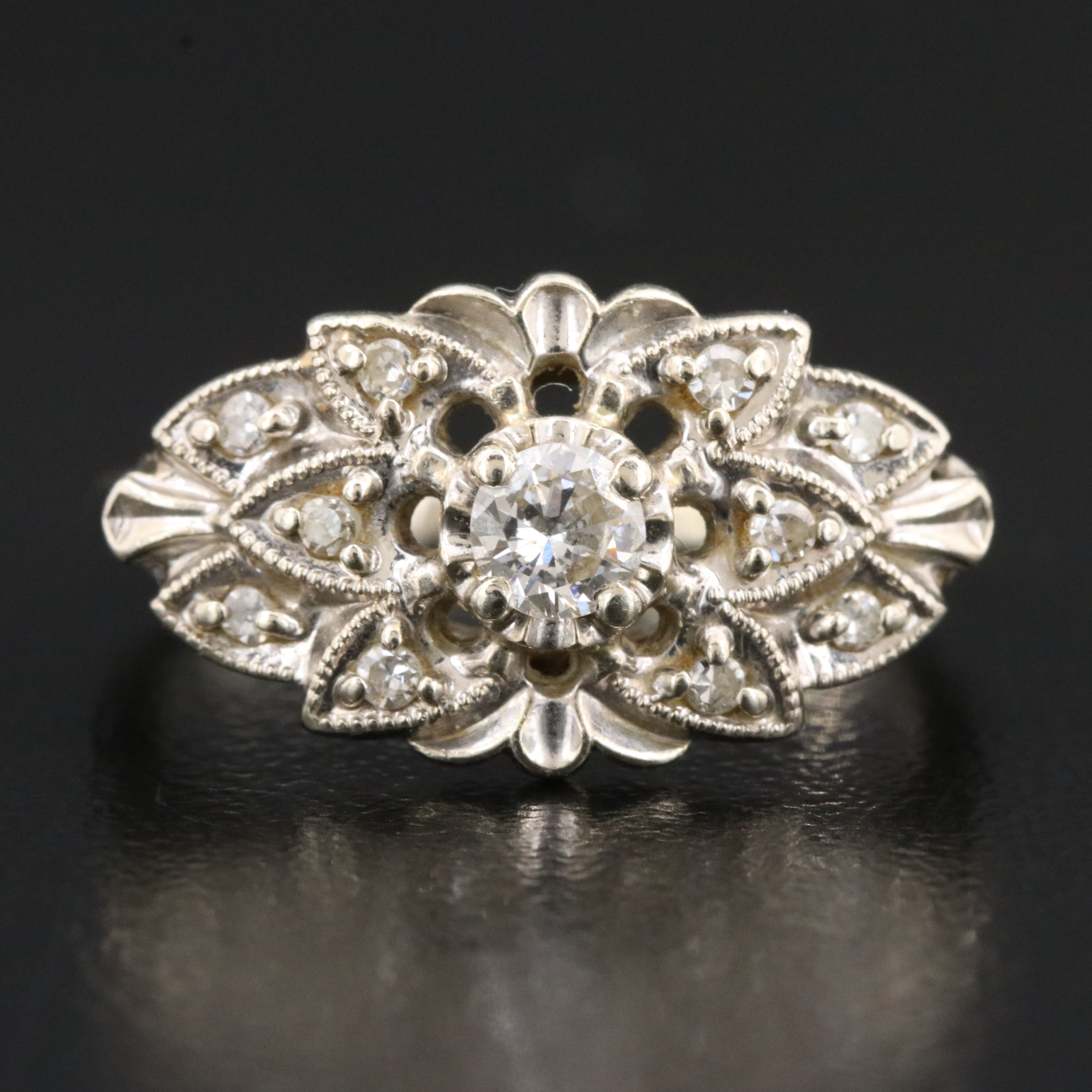 14K 0.24 CTW Diamond Ring