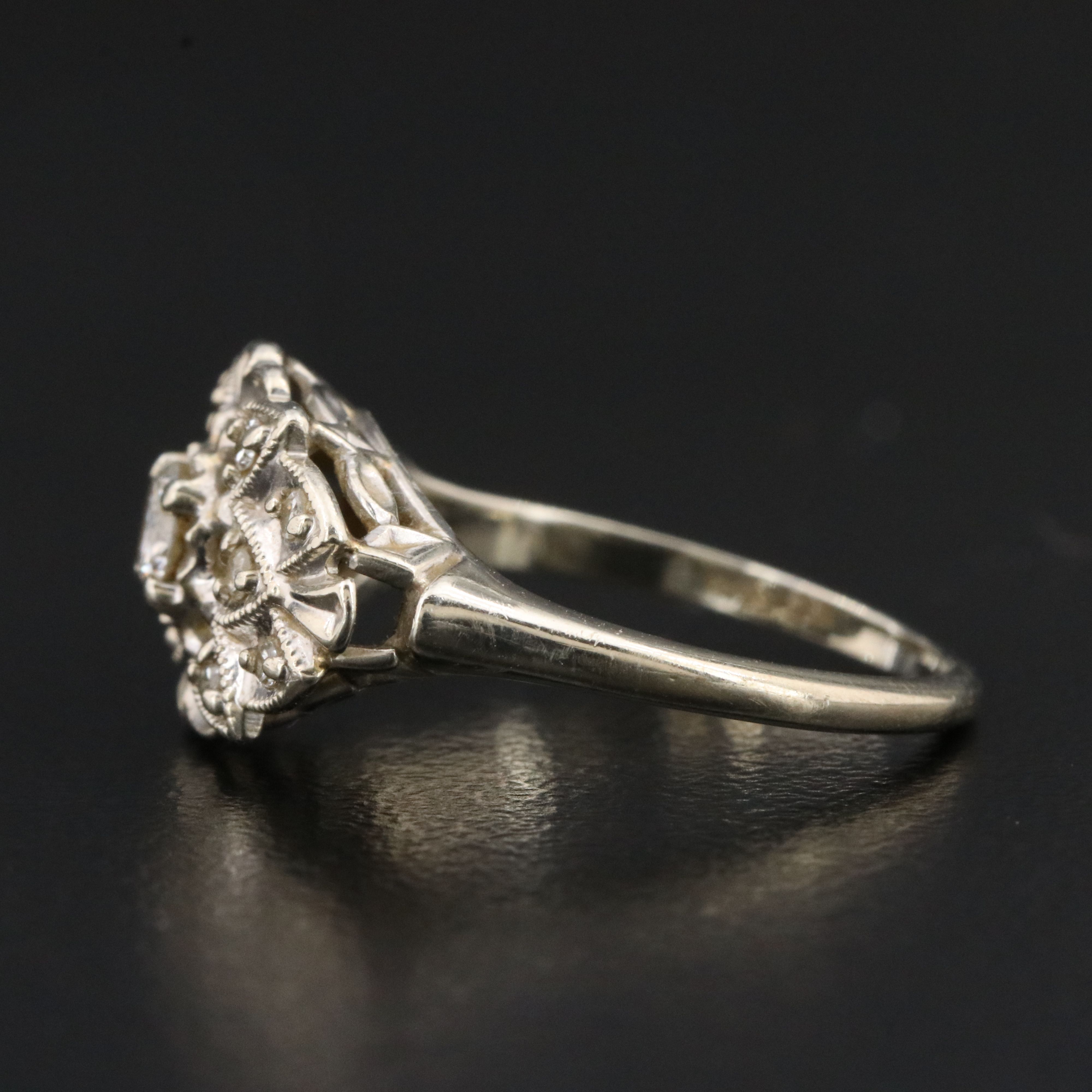 14K 0.24 CTW Diamond Ring