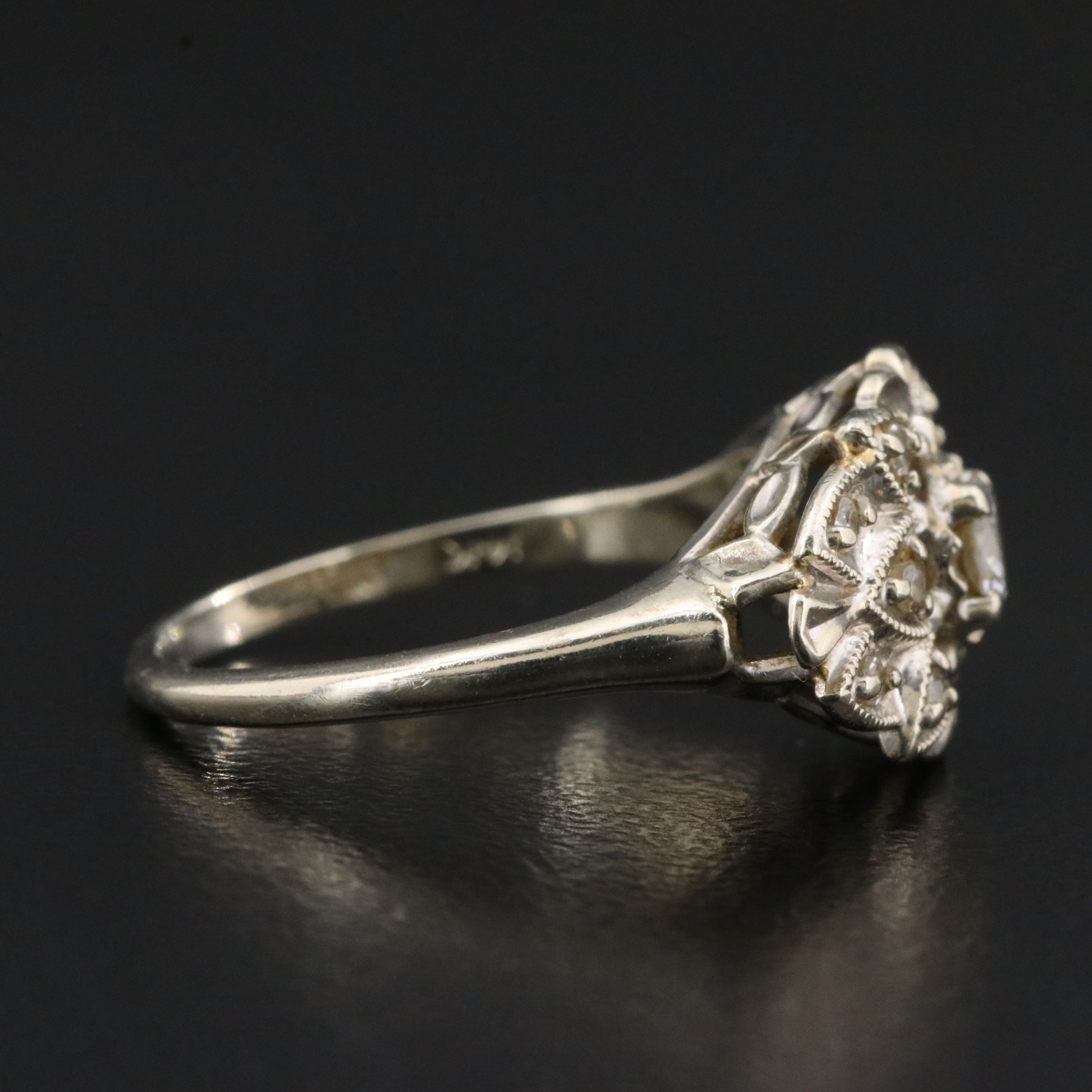 14K 0.24 CTW Diamond Ring