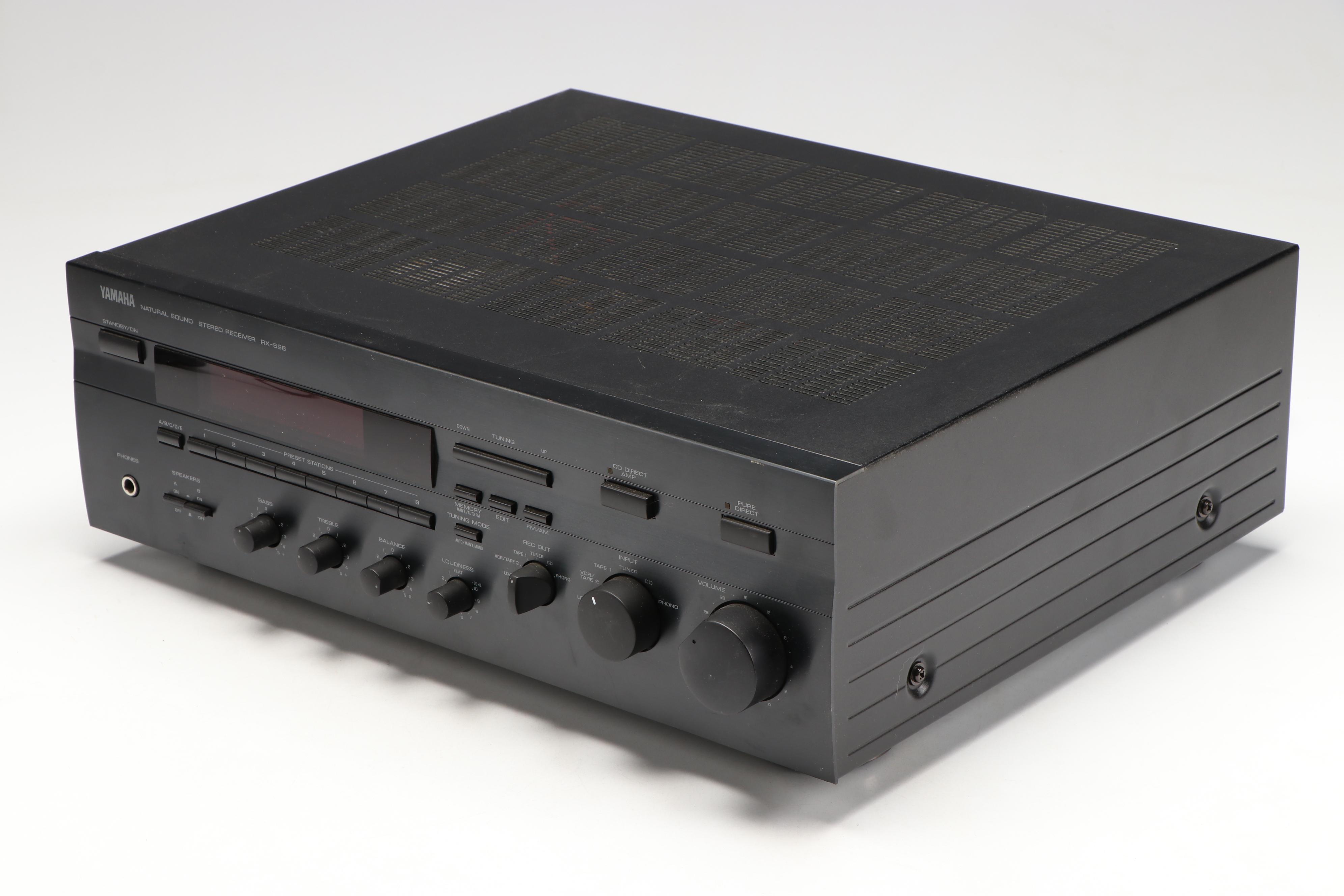 Yamaha Stereo Receiver with Bose Acoustimass 15 Home Theater System and Speakers