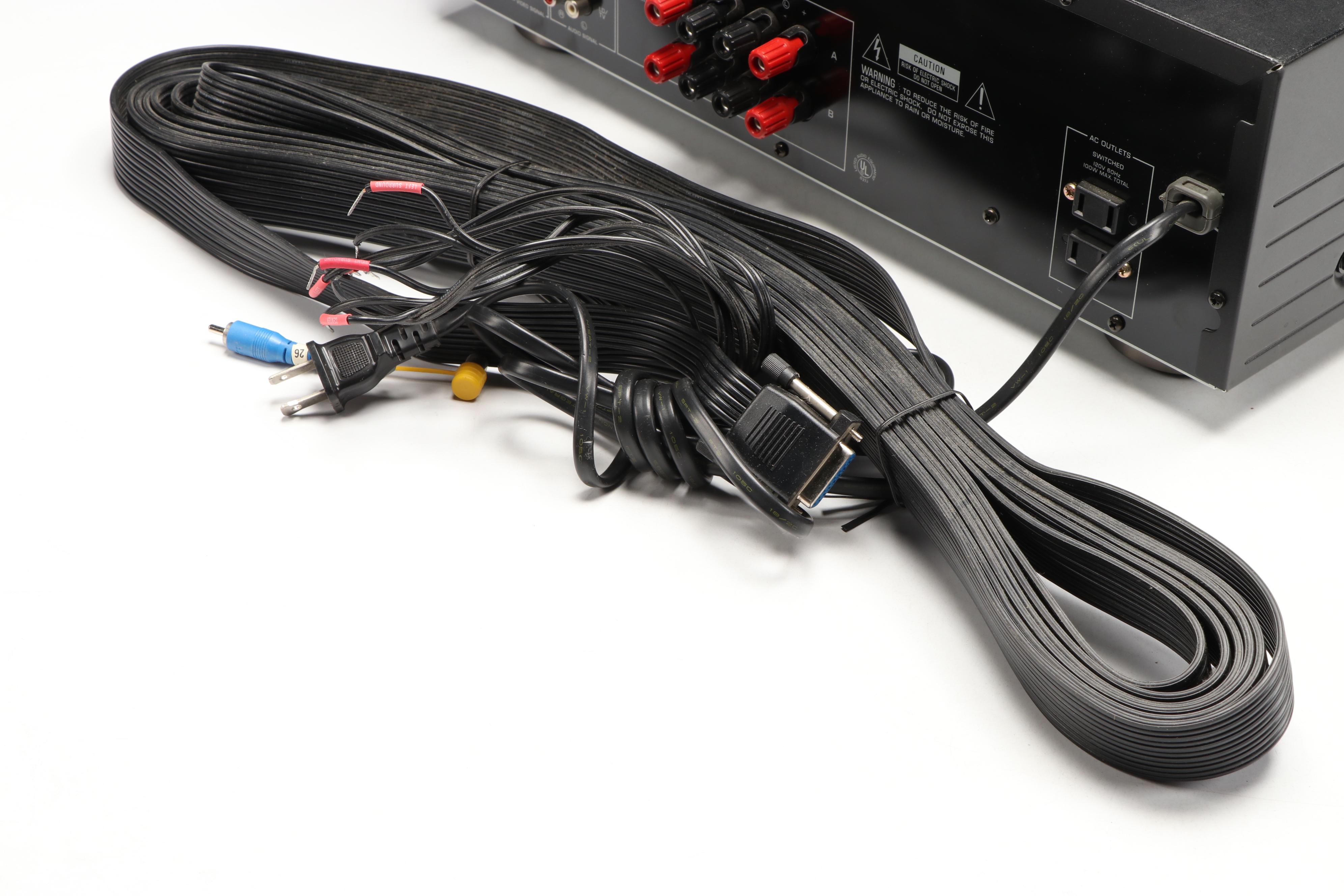 Yamaha Stereo Receiver with Bose Acoustimass 15 Home Theater System and Speakers