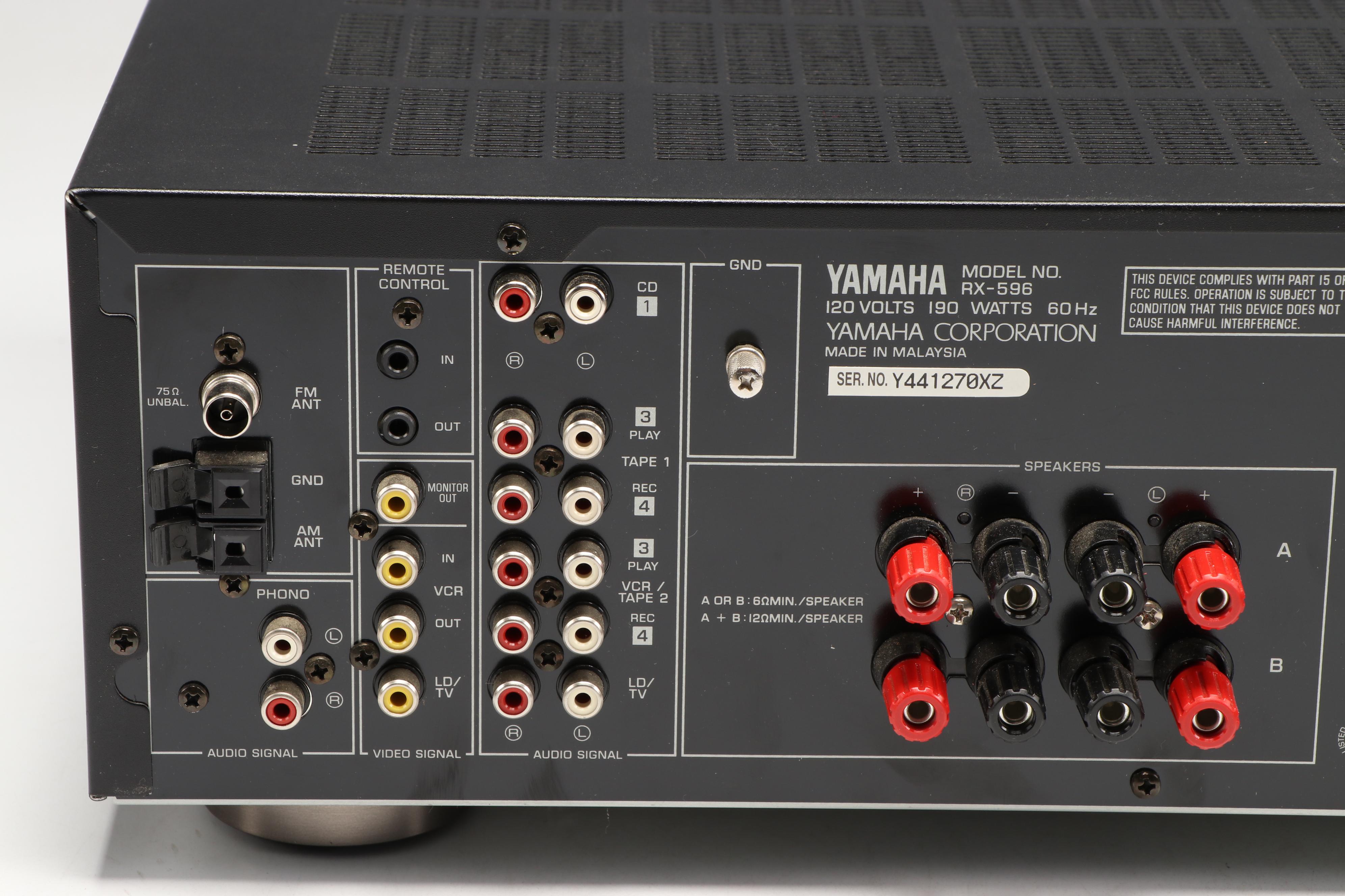 Yamaha Stereo Receiver with Bose Acoustimass 15 Home Theater System and Speakers