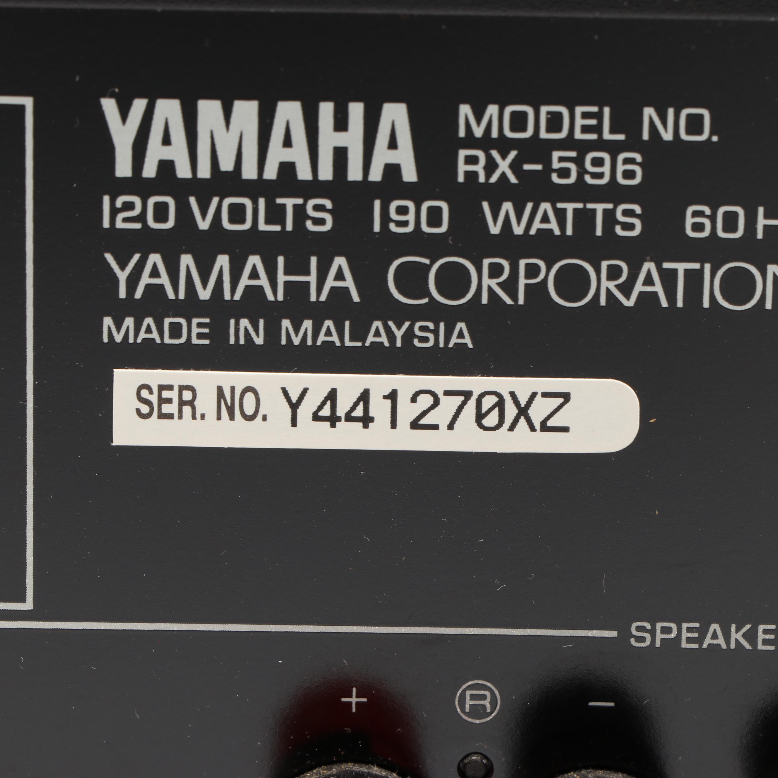 Yamaha Stereo Receiver with Bose Acoustimass 15 Home Theater System and Speakers