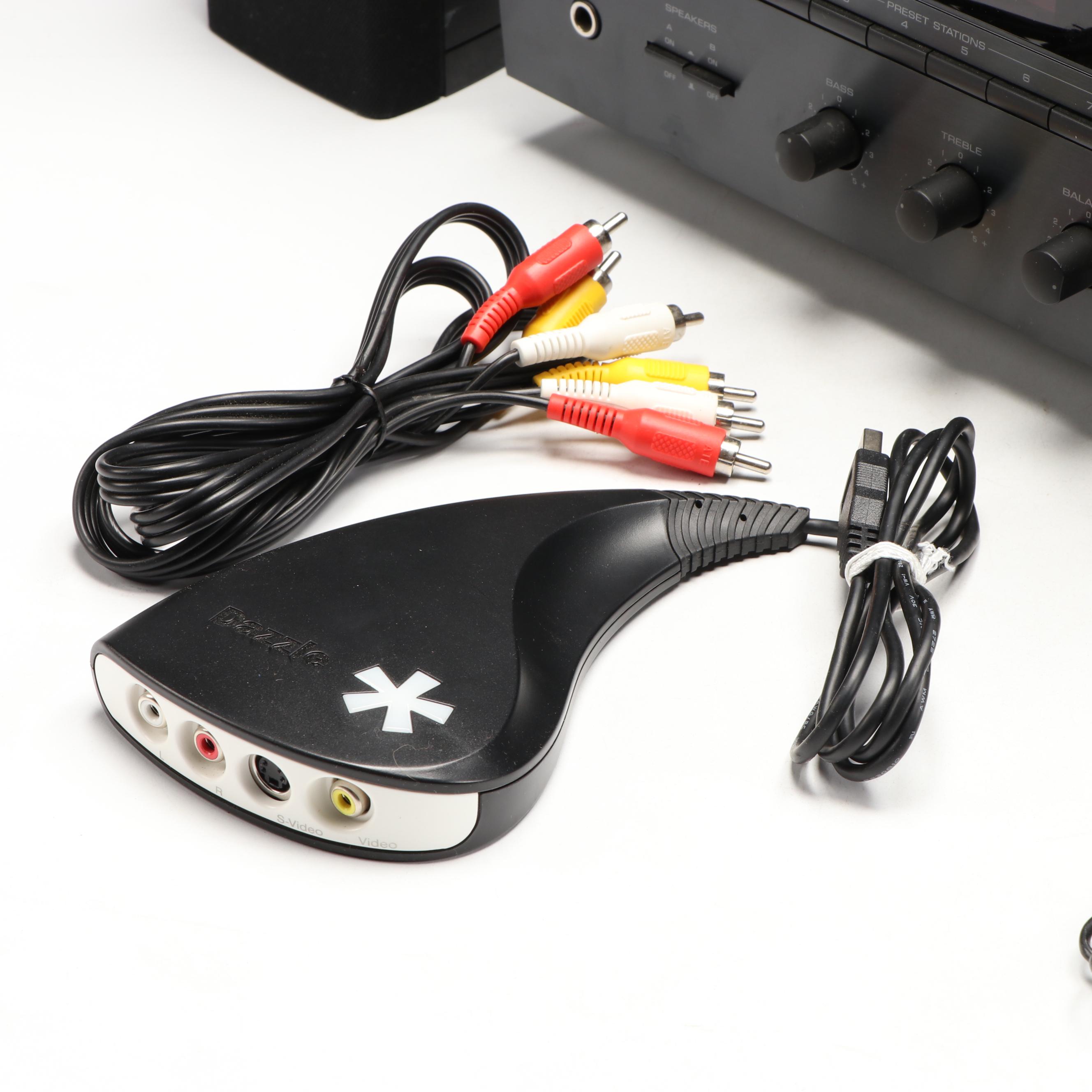 Yamaha Stereo Receiver with Bose Acoustimass 15 Home Theater System and Speakers