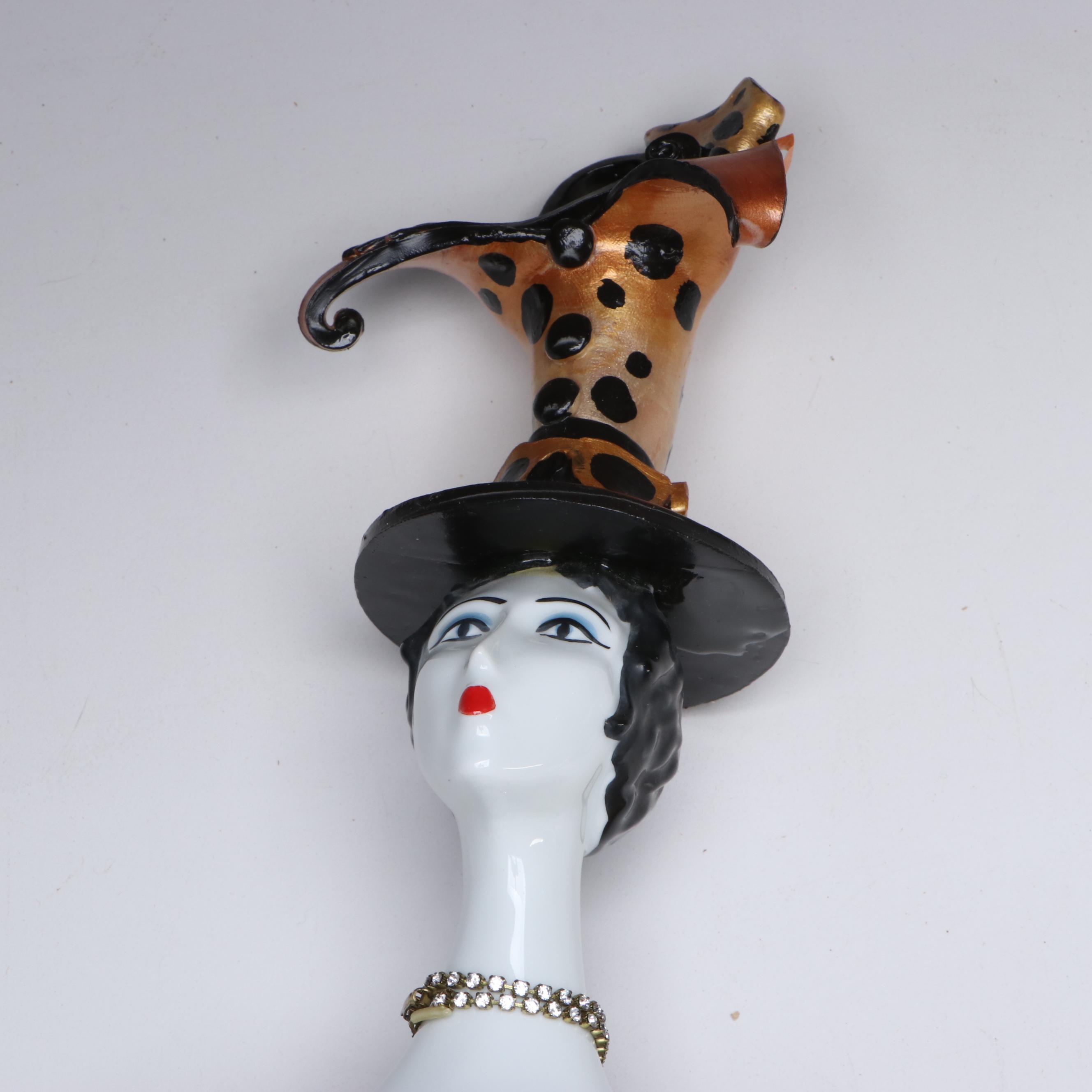 Poupées by Isabelle Animal Print and Other Porcelain and Fabric Dolls