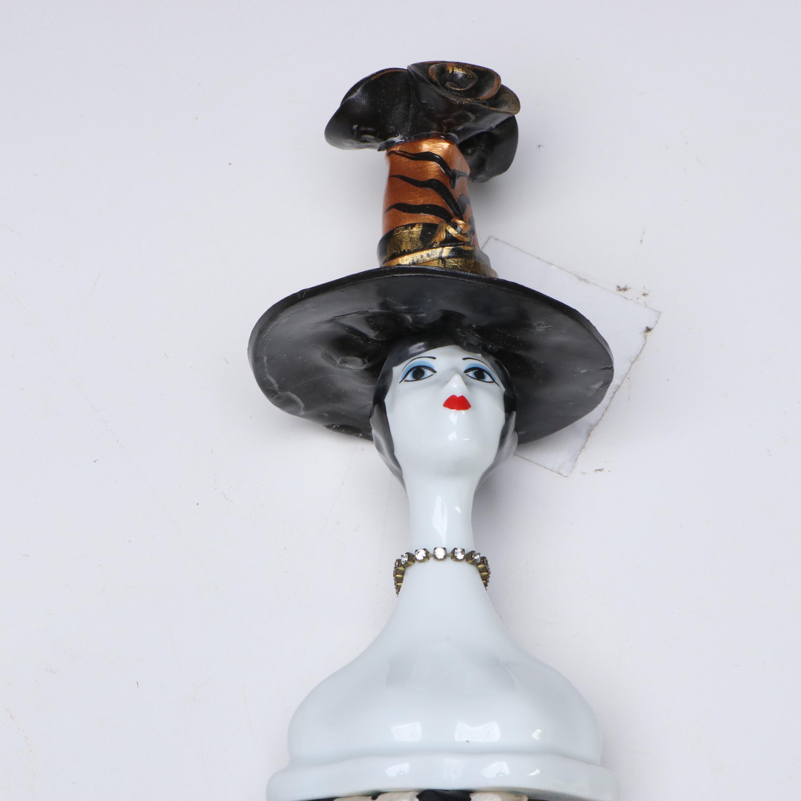 Poupées by Isabelle Animal Print and Other Porcelain and Fabric Dolls