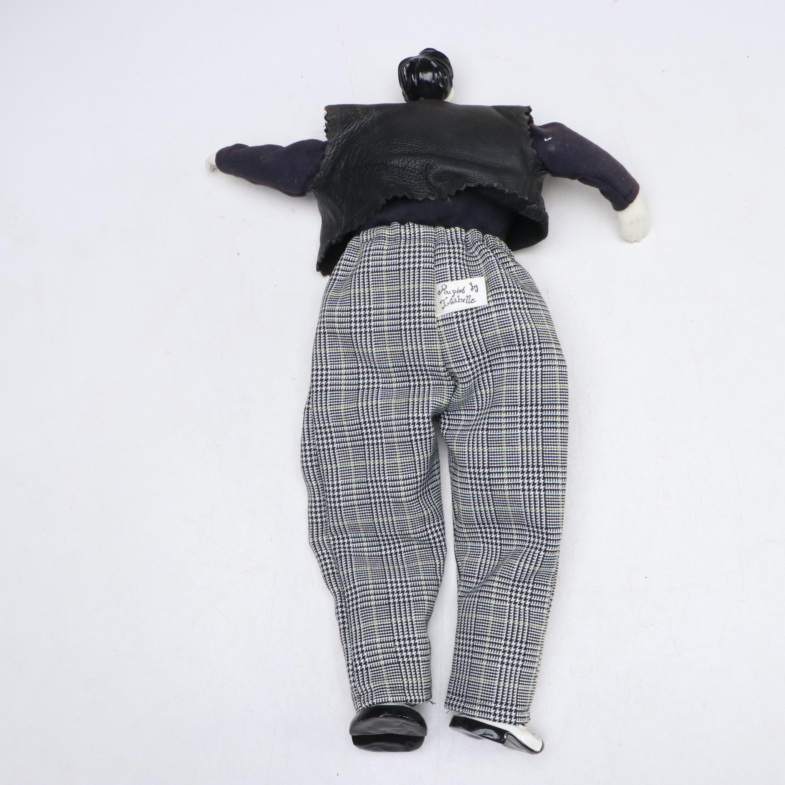 Poupées by Isabelle Animal Print and Other Porcelain and Fabric Dolls