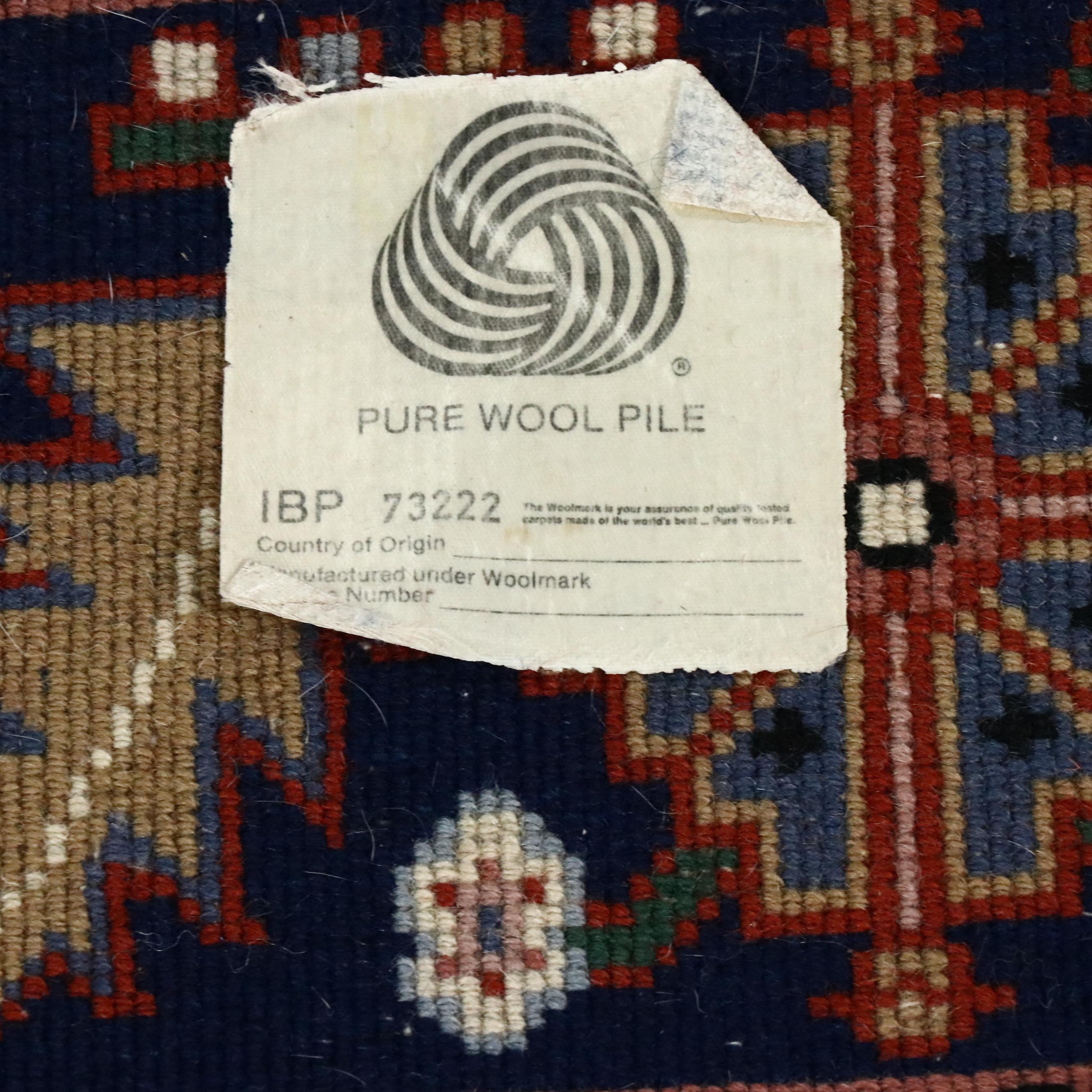 4'11 x 7'1 Hand-Knotted Persian Heriz Area Rug