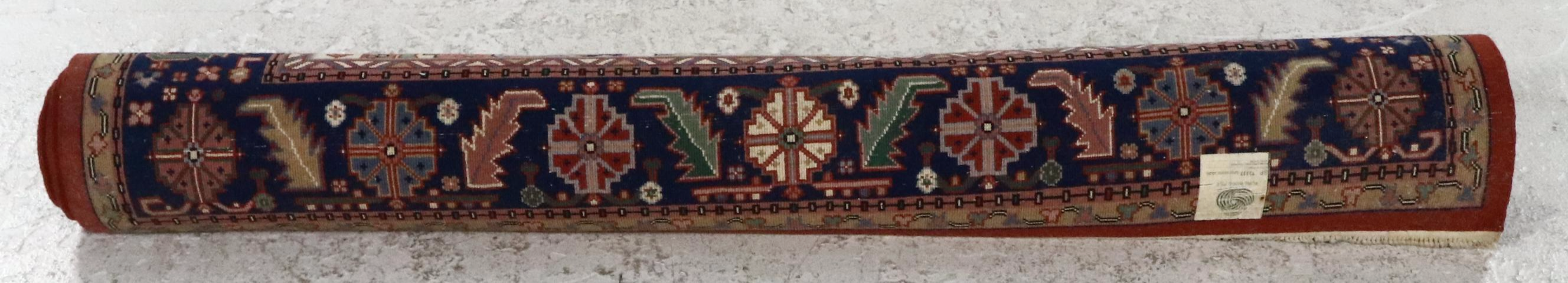 4'11 x 7'1 Hand-Knotted Persian Heriz Area Rug