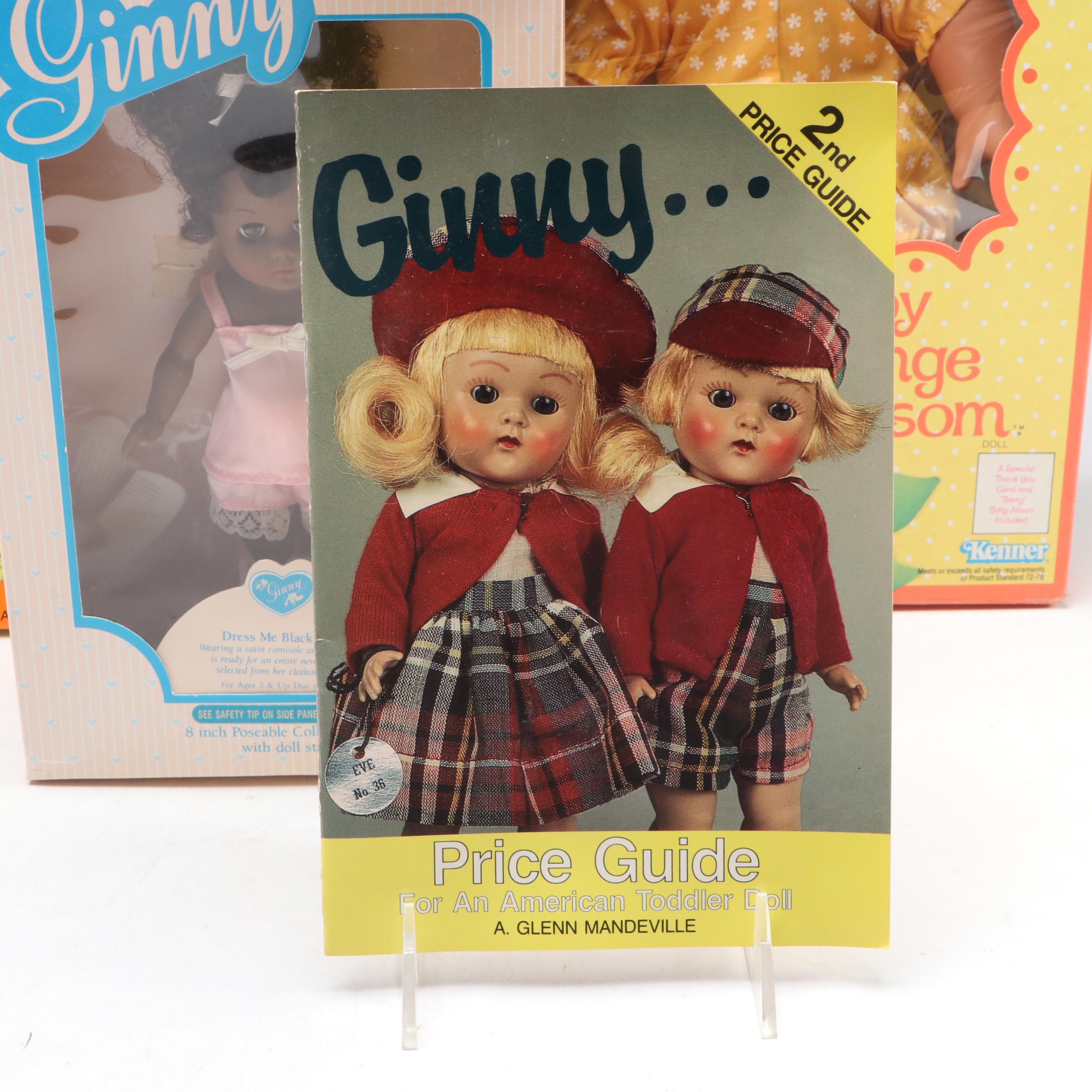 Kenner "Orange Blossom" Vinyl and Rag Dolls with "Ginny" Vogue Doll