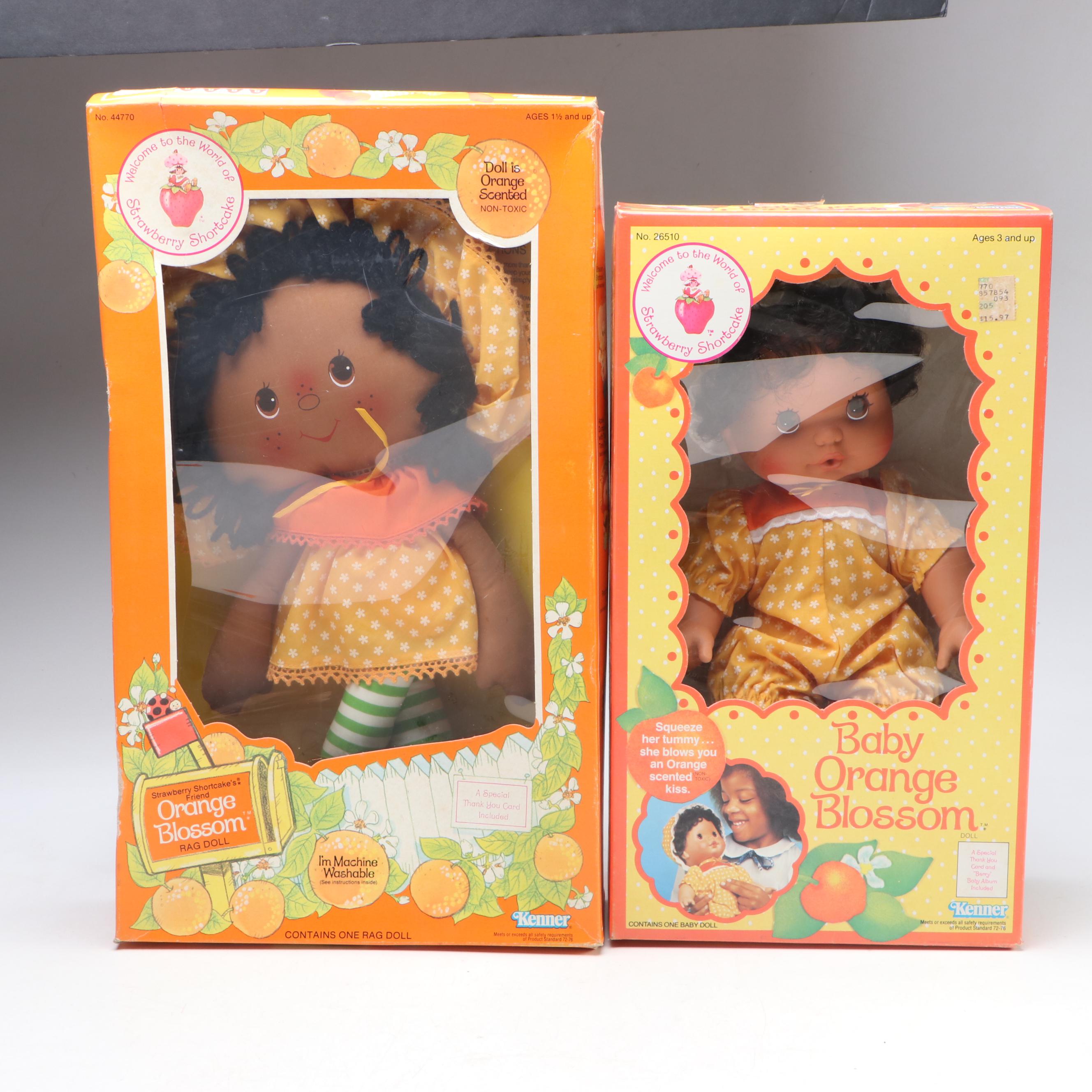 Kenner "Orange Blossom" Vinyl and Rag Dolls with "Ginny" Vogue Doll