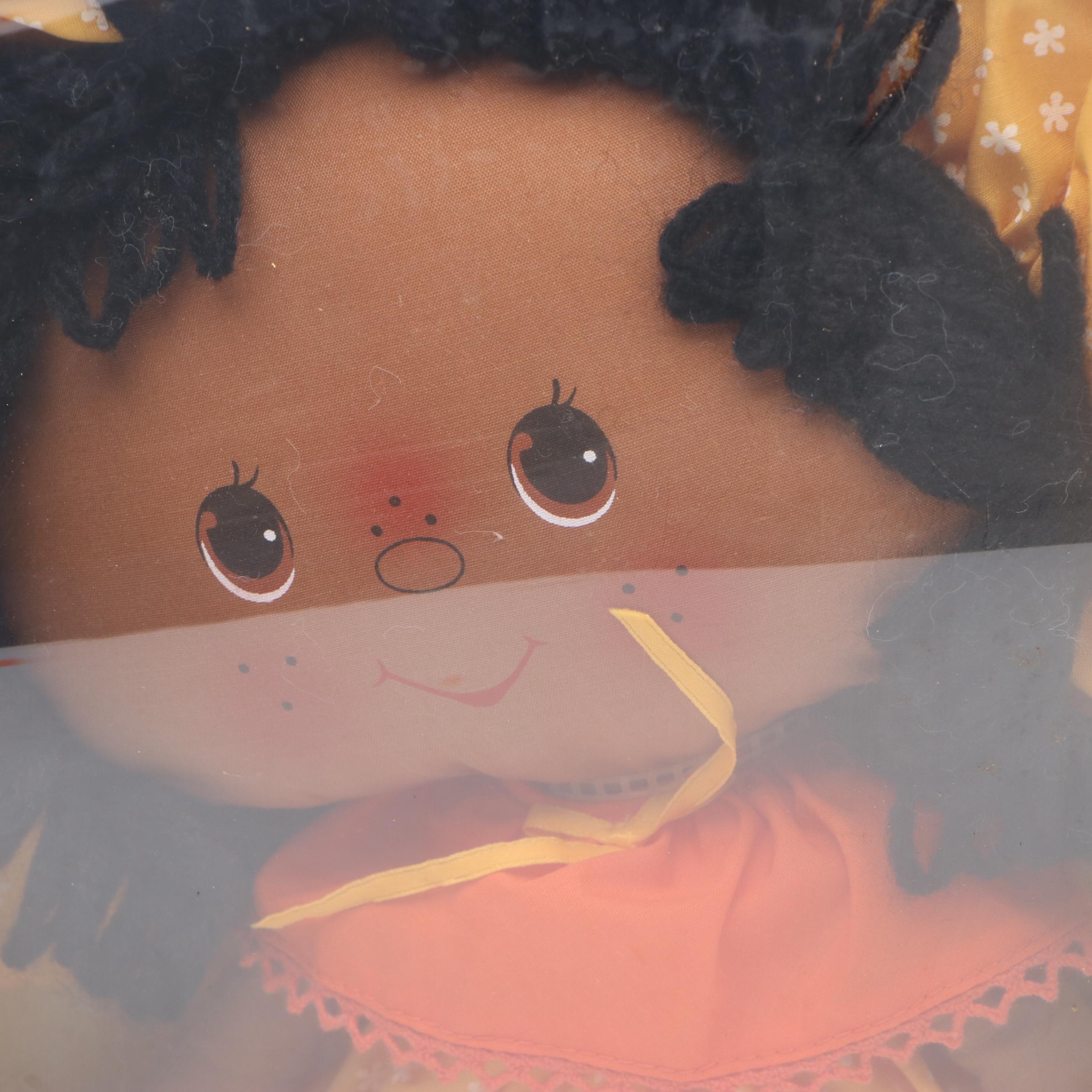 Kenner "Orange Blossom" Vinyl and Rag Dolls with "Ginny" Vogue Doll