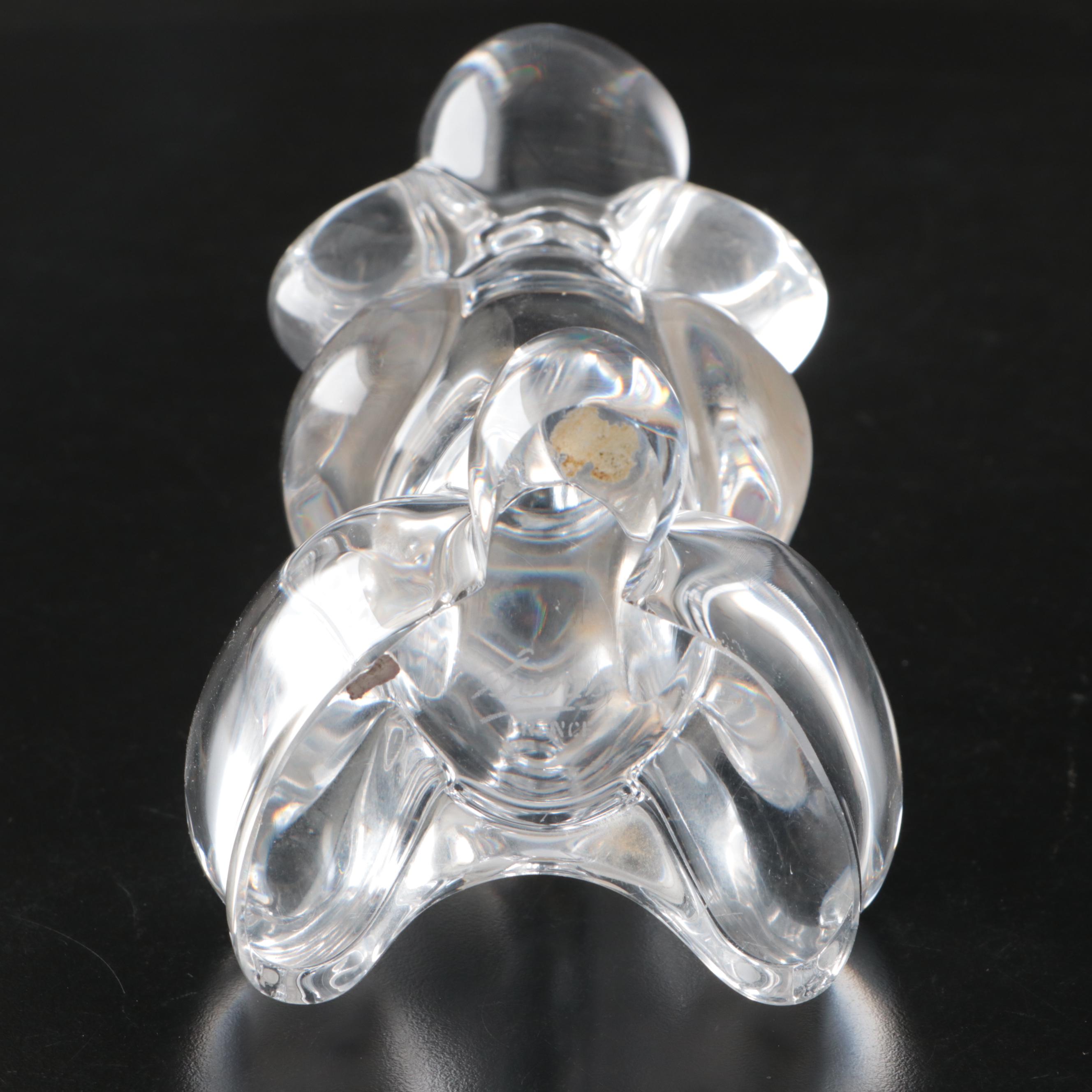 Murano Crystal Elephant and Serreb Crystal Seated Poodle