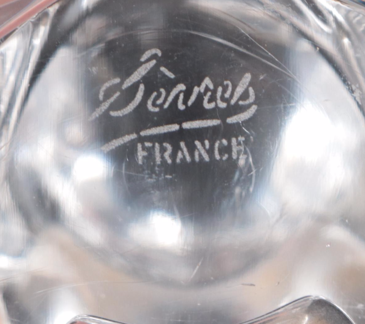 Murano Crystal Elephant and Serreb Crystal Seated Poodle