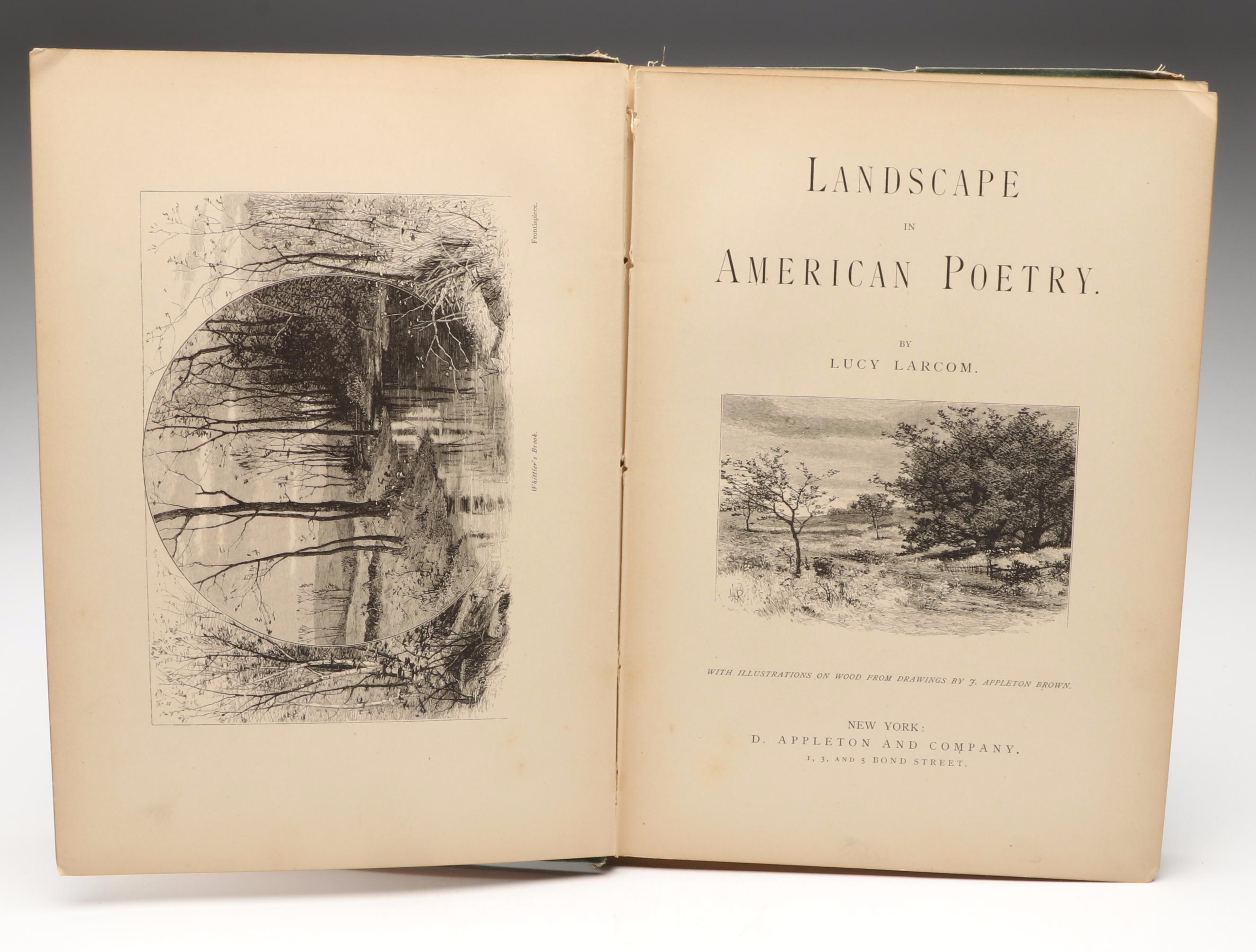 "Landscape in American Poetry" by Lucy Larcom with More Antique Books