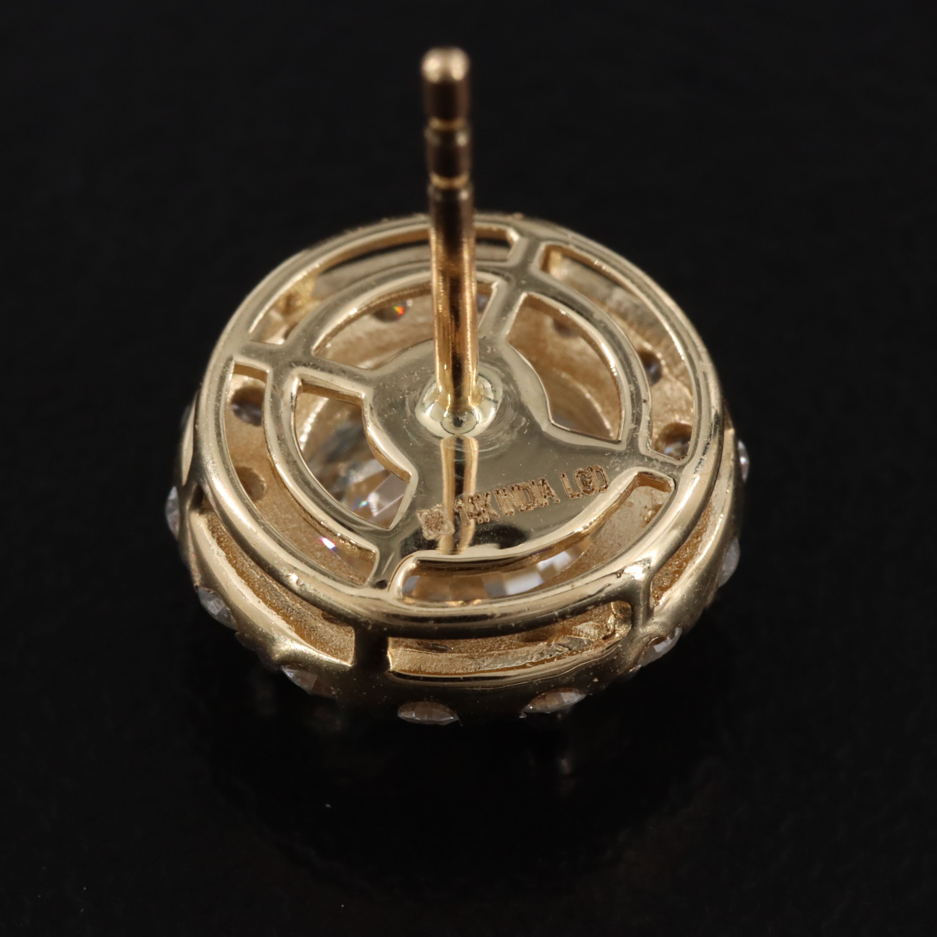 14K 4.79 CTW Lab Grown Diamond Halo Earrings