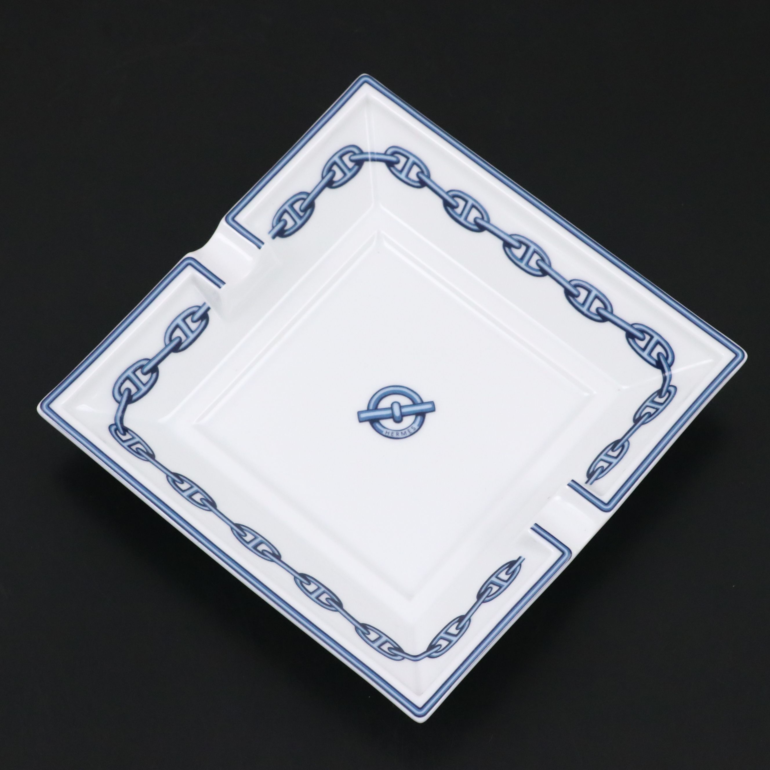 Hermès "Chaîne D'ancre" Porcelain Ashtray