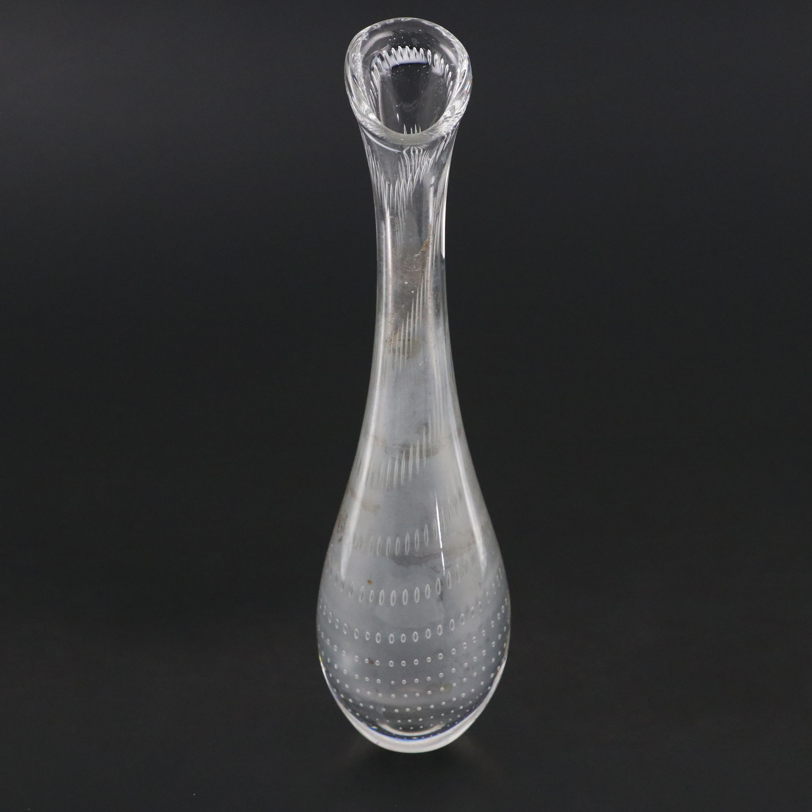Vicke Lindstrand for Kosta Boda Glass Vase