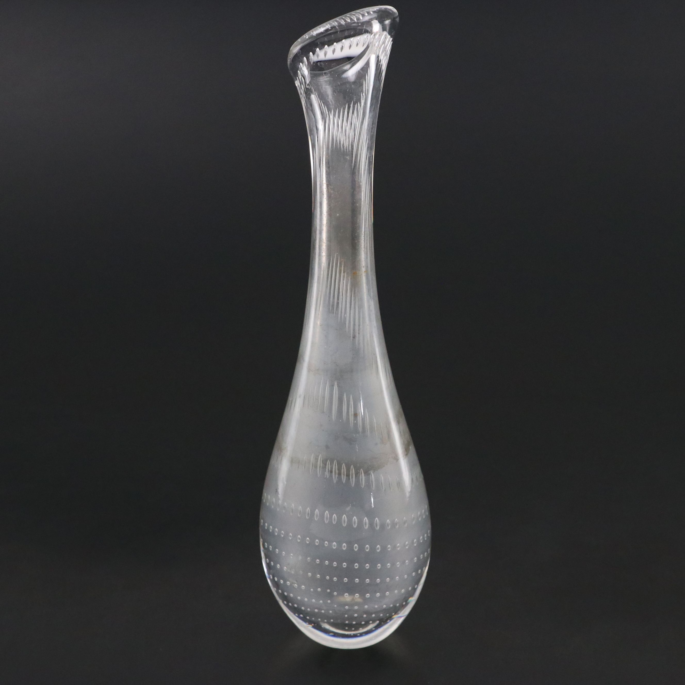 Vicke Lindstrand for Kosta Boda Glass Vase