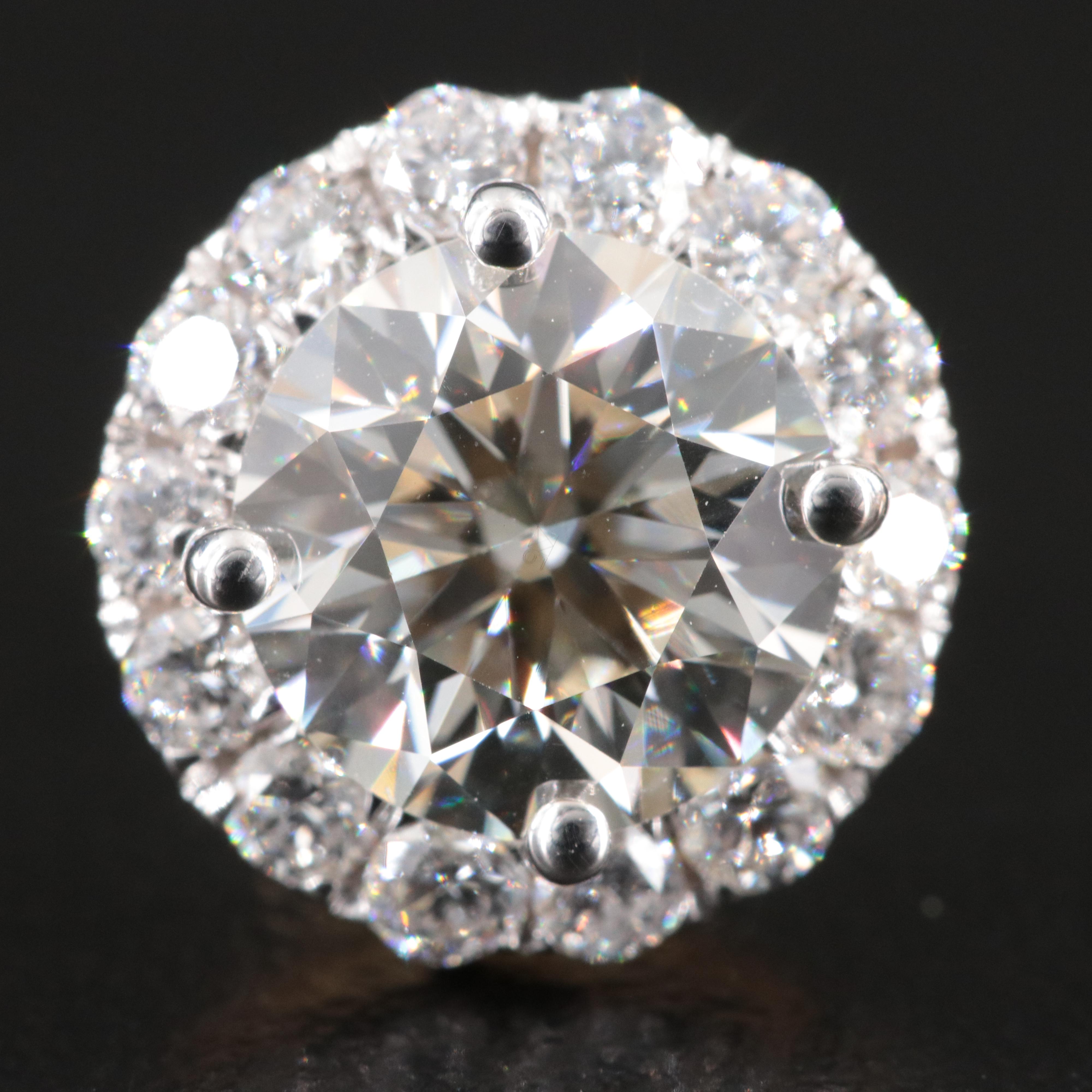 14K 5.19 CTW Lab Grown Diamond Earrings